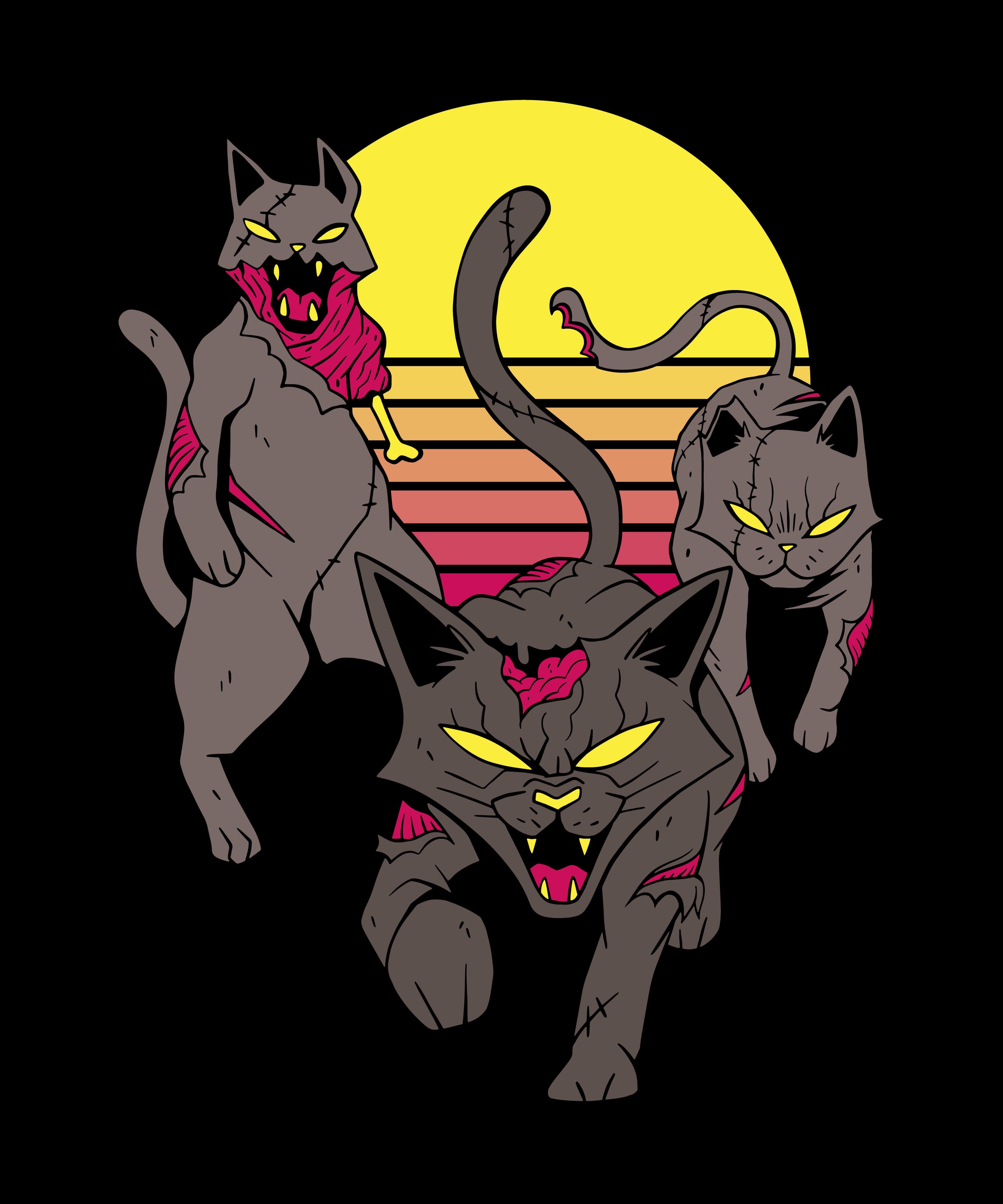 Rise of the Zombie Cats T-Shirt
