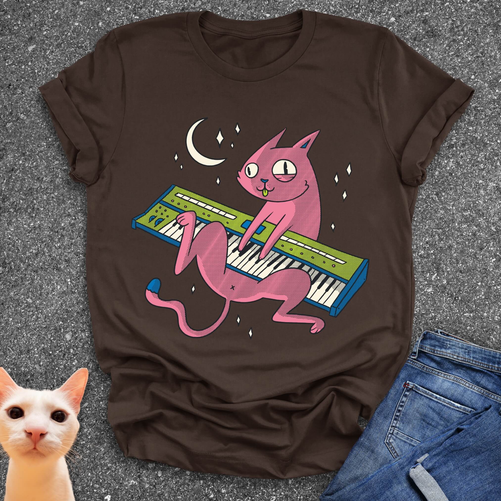 Cat Synth T-Shirt