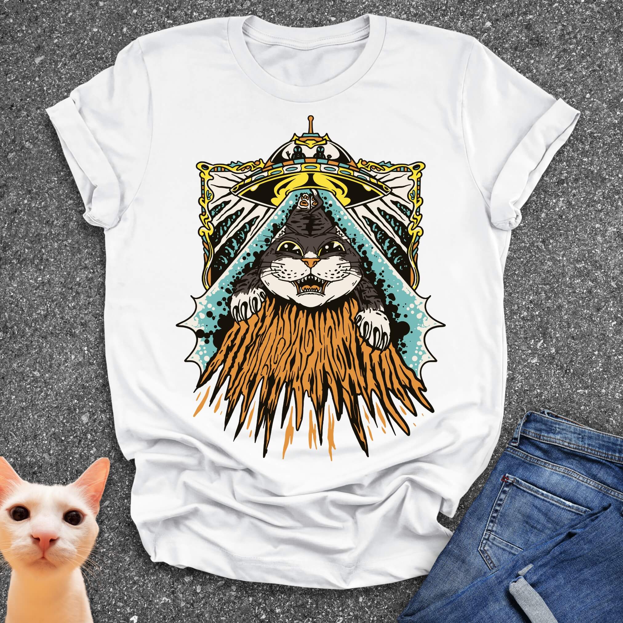 Cat Abduction T-Shirt