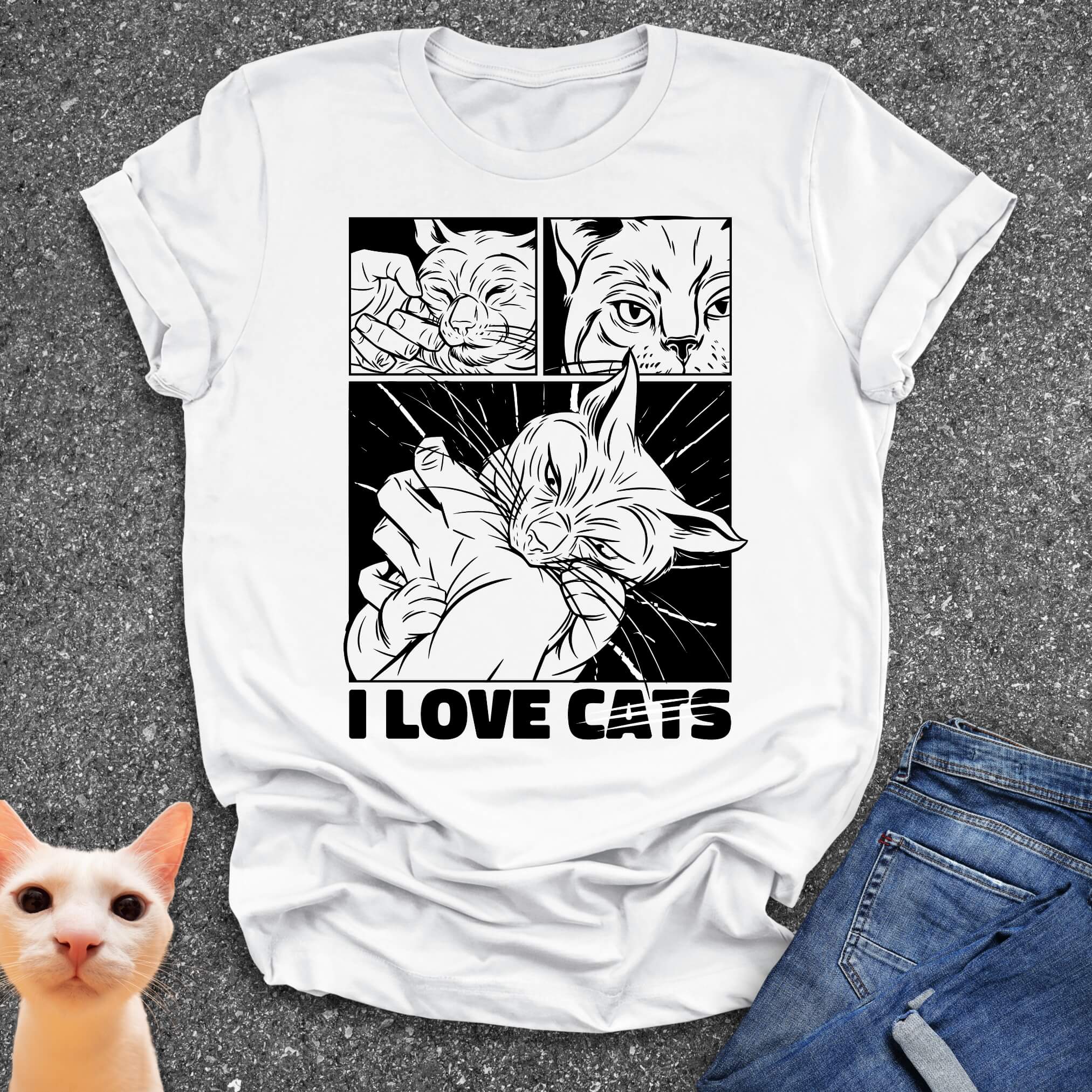 I Love Cats T-Shirt