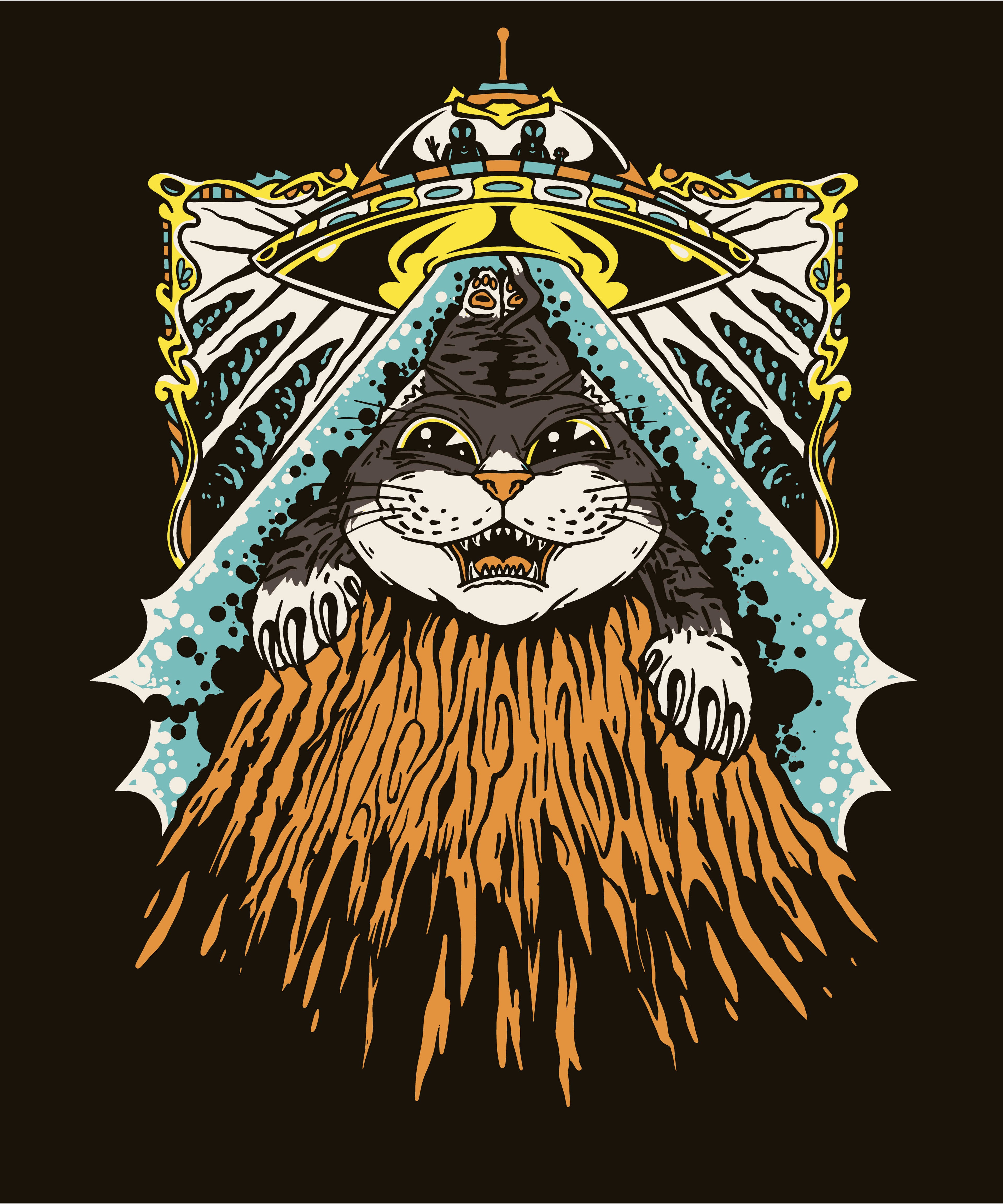 Cat Abduction T-Shirt