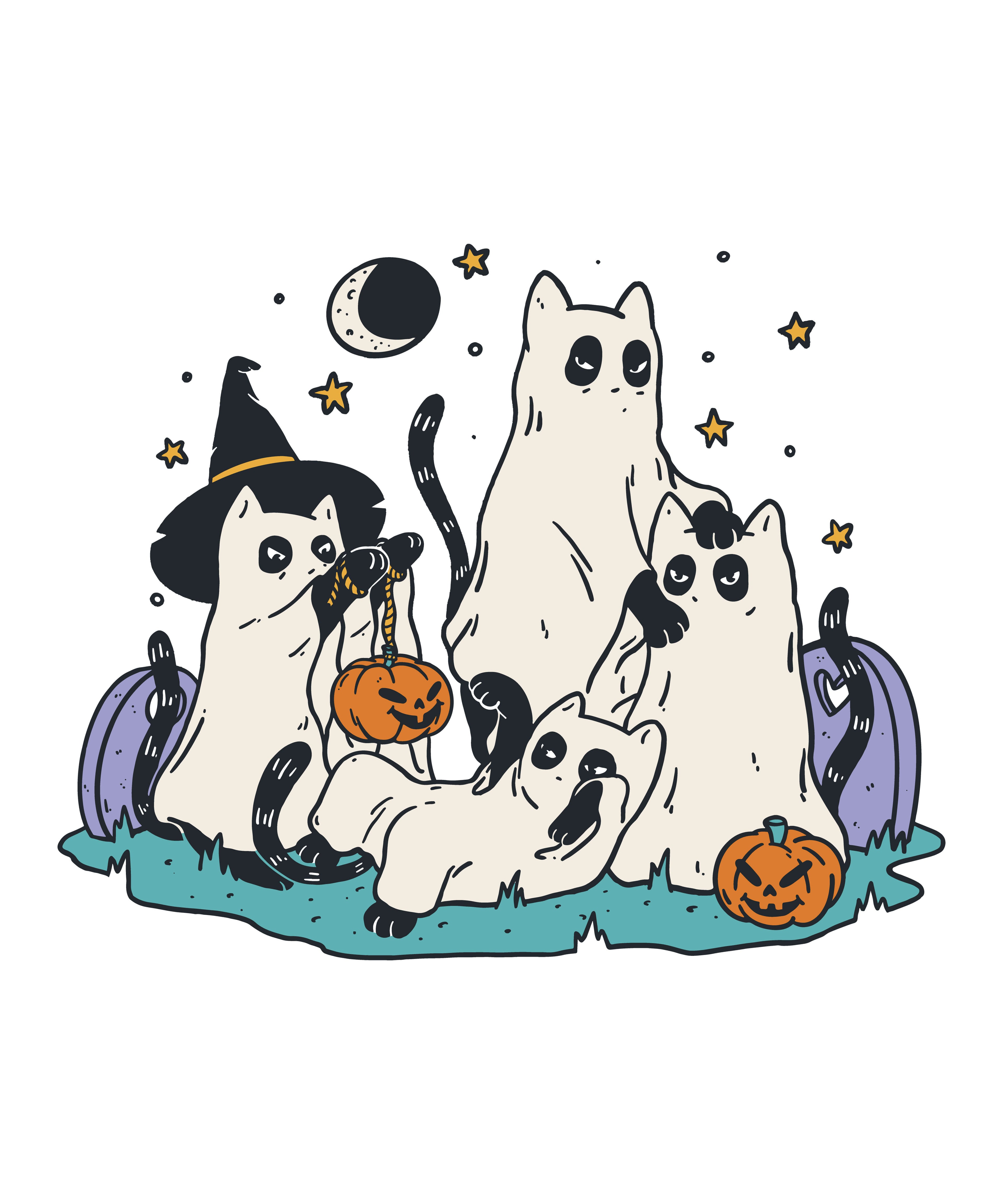 Feline Fright Night T-Shirt