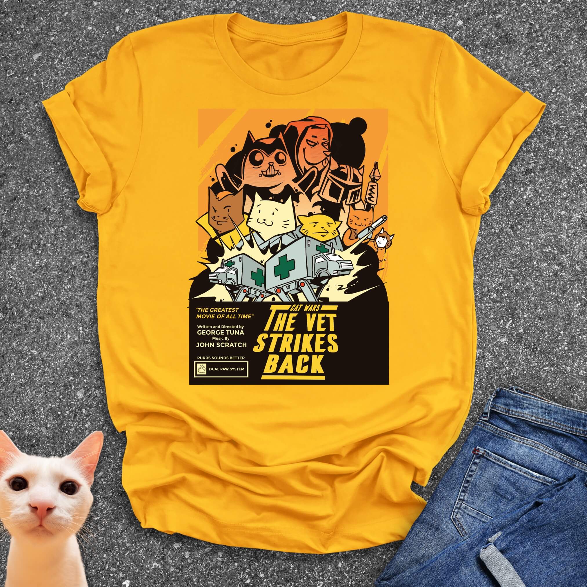 Cat Wars - The Vet Strikes Back T-Shirt