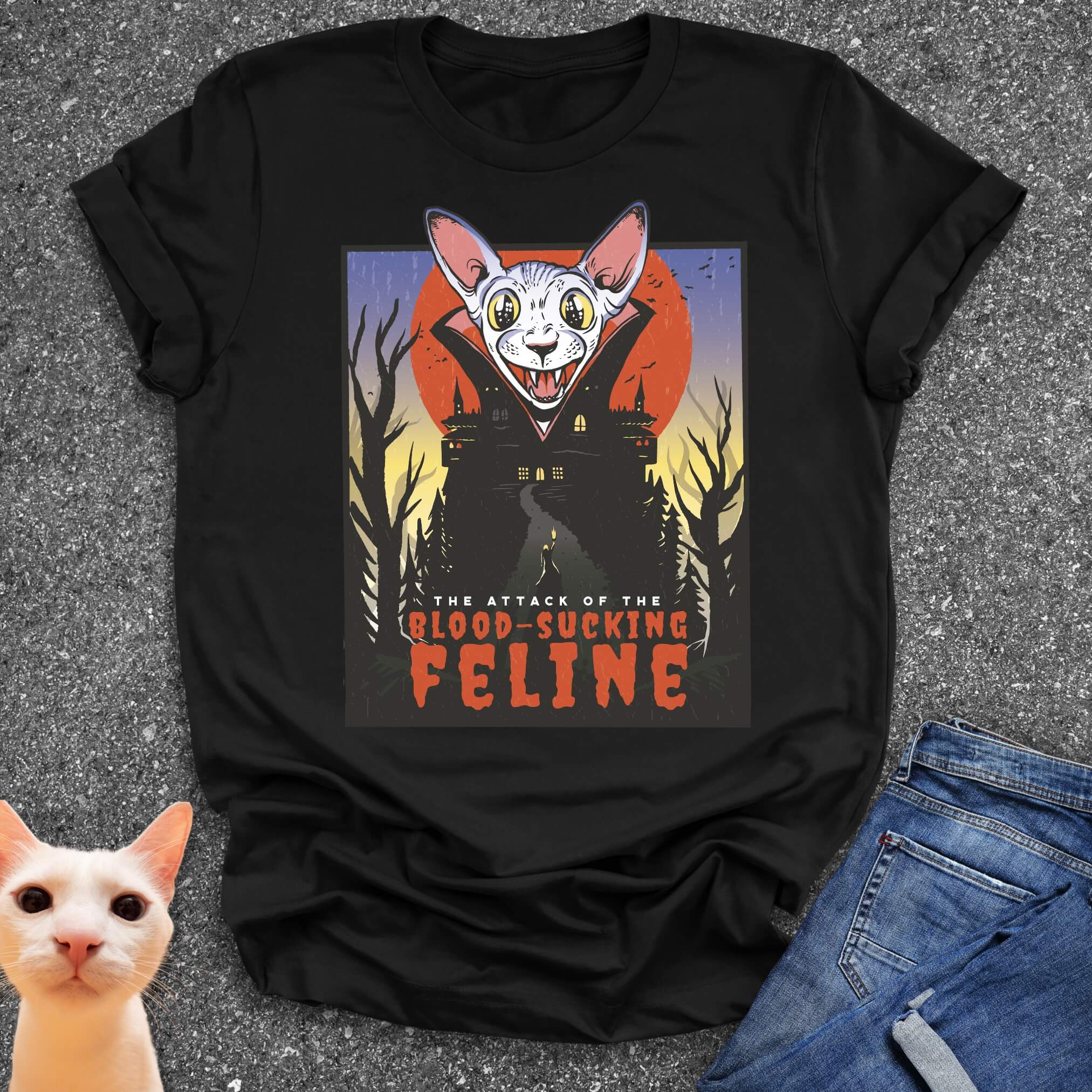 The Attack Of The Blood-Sucking Feline T-Shirt