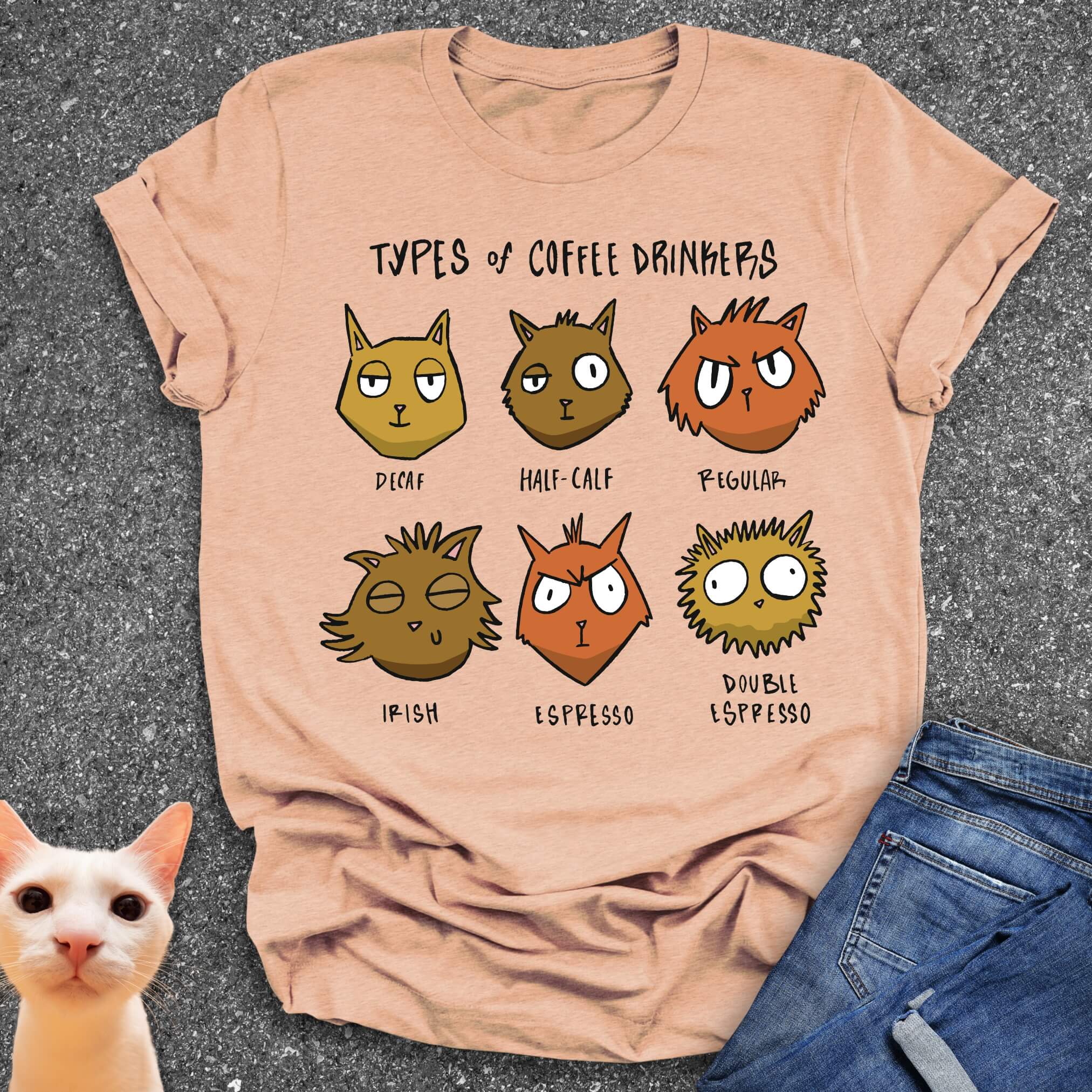 Types Of Coffee Drinkers T-Shirt