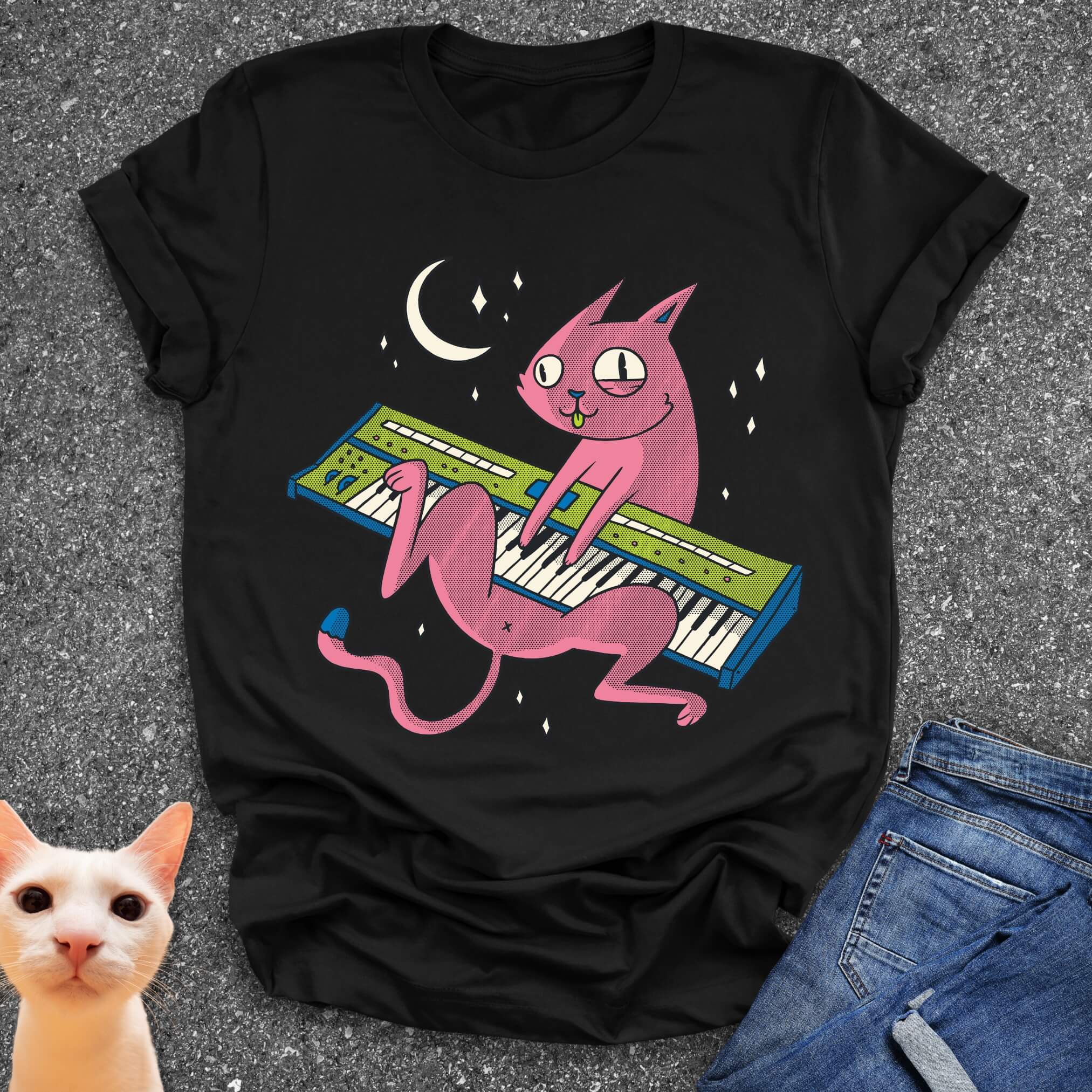 Cat Synth T-Shirt