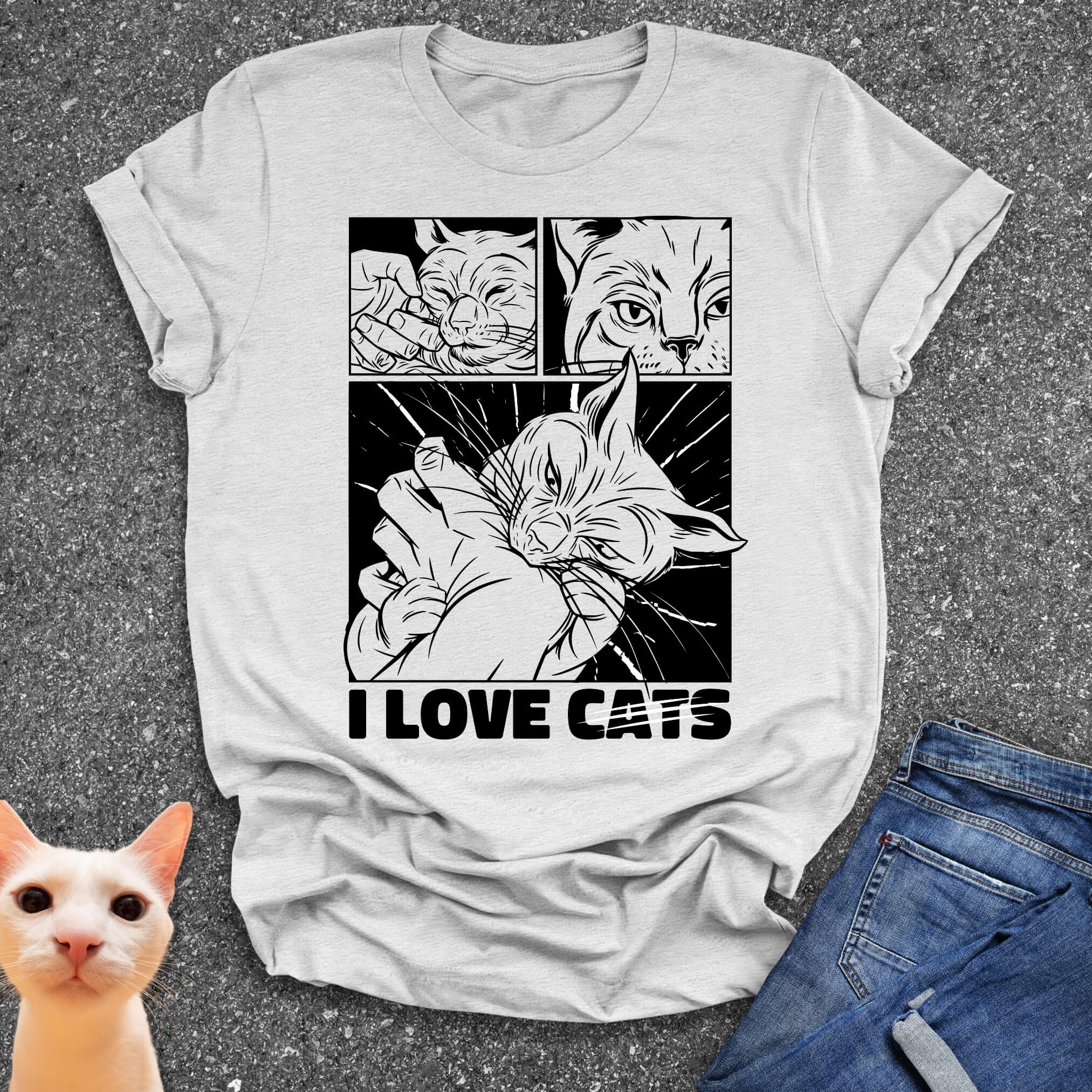 I Love Cats T-Shirt
