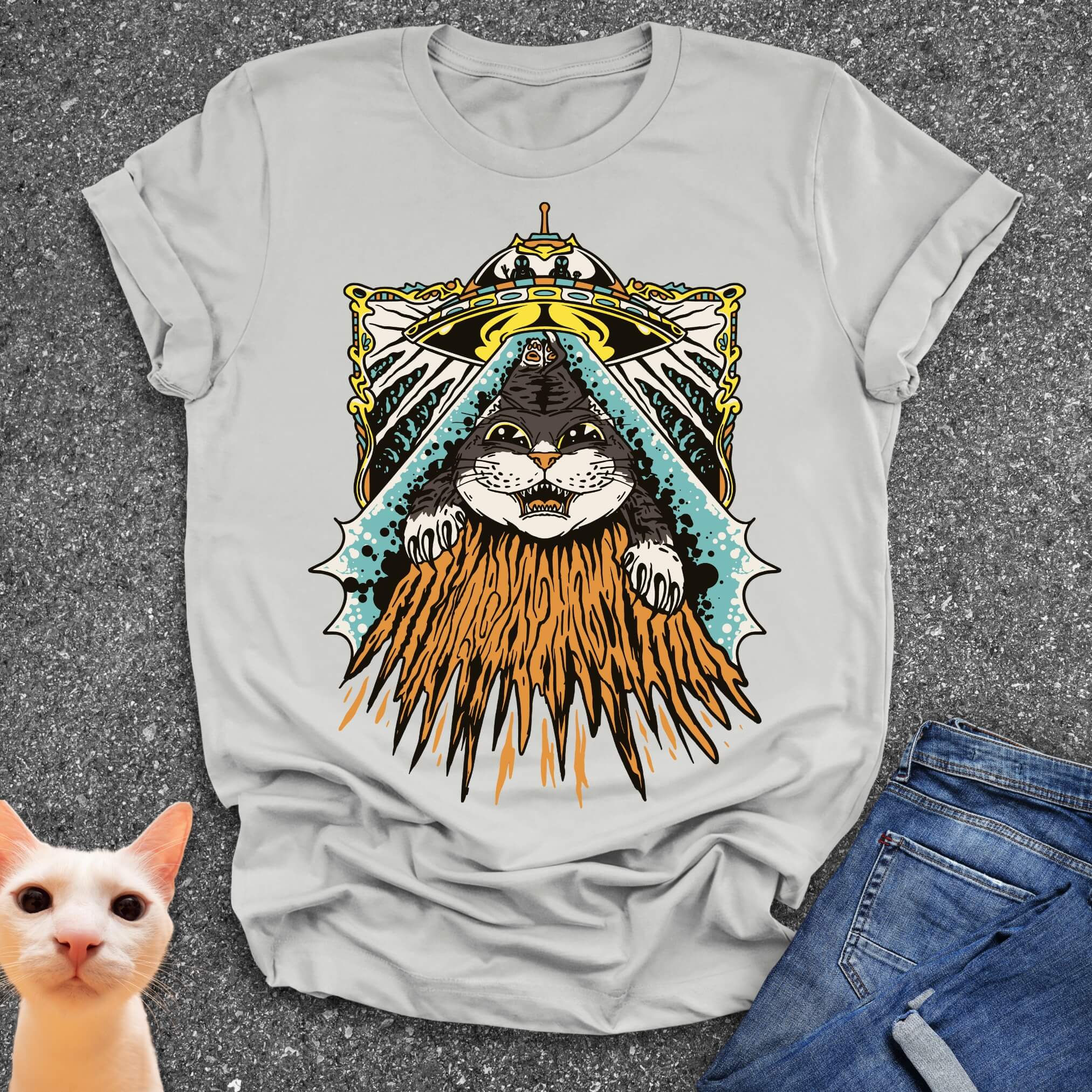 Cat Abduction T-Shirt