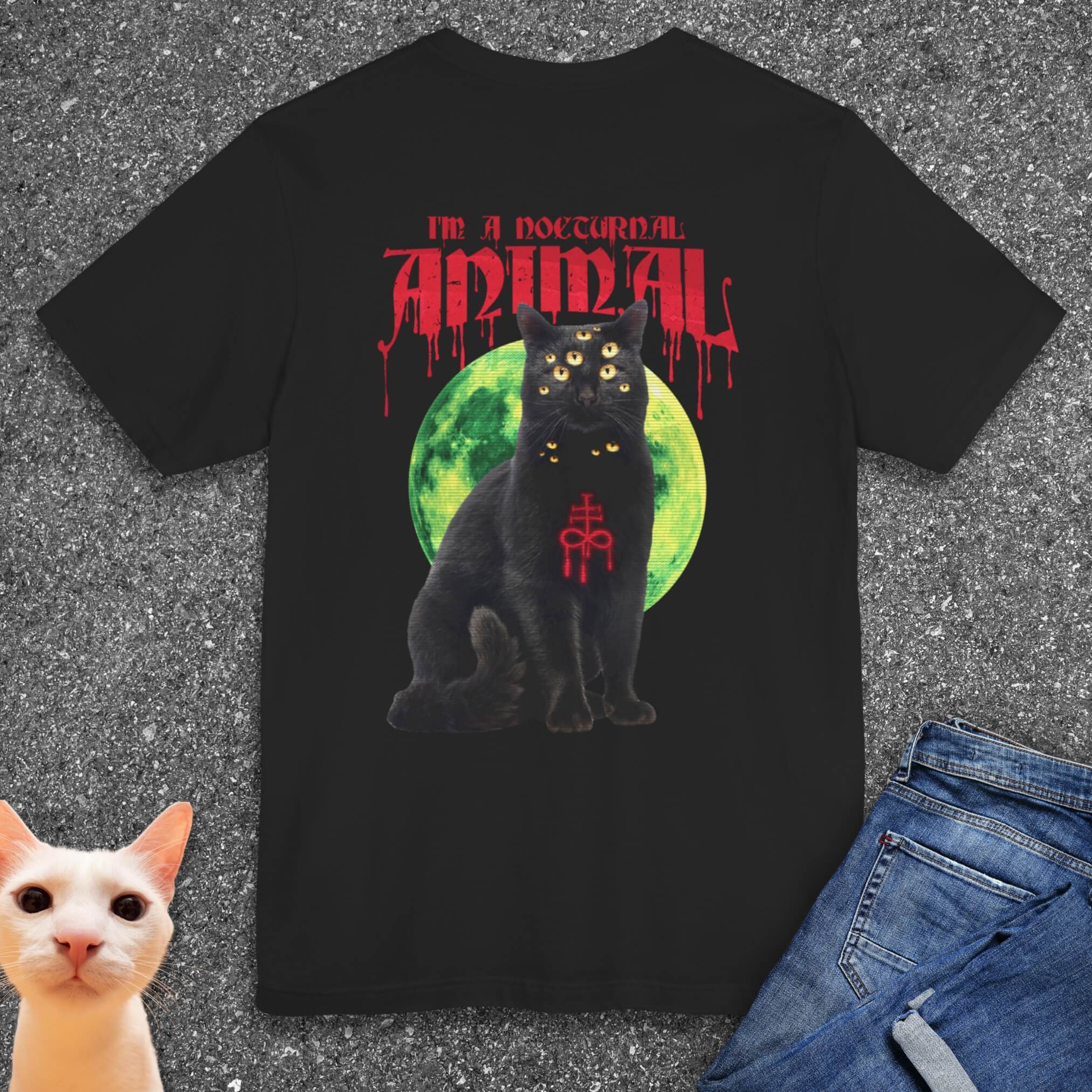 I'm A Nocturnal Animal T-Shirt (Back Design)