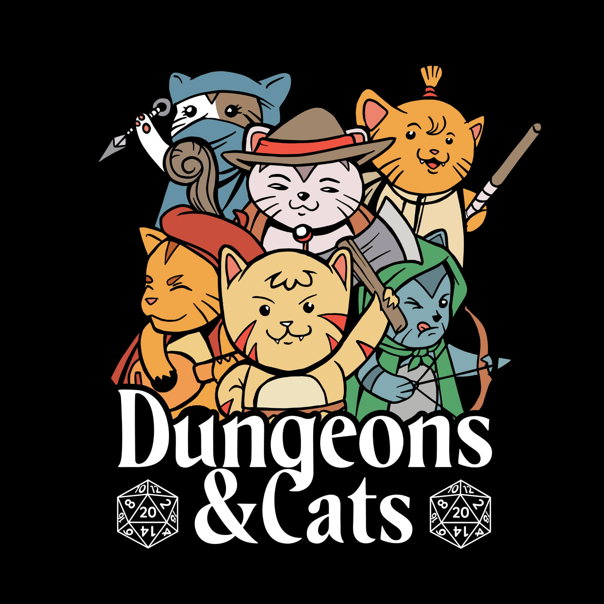Dungeons & Cats T-Shirt