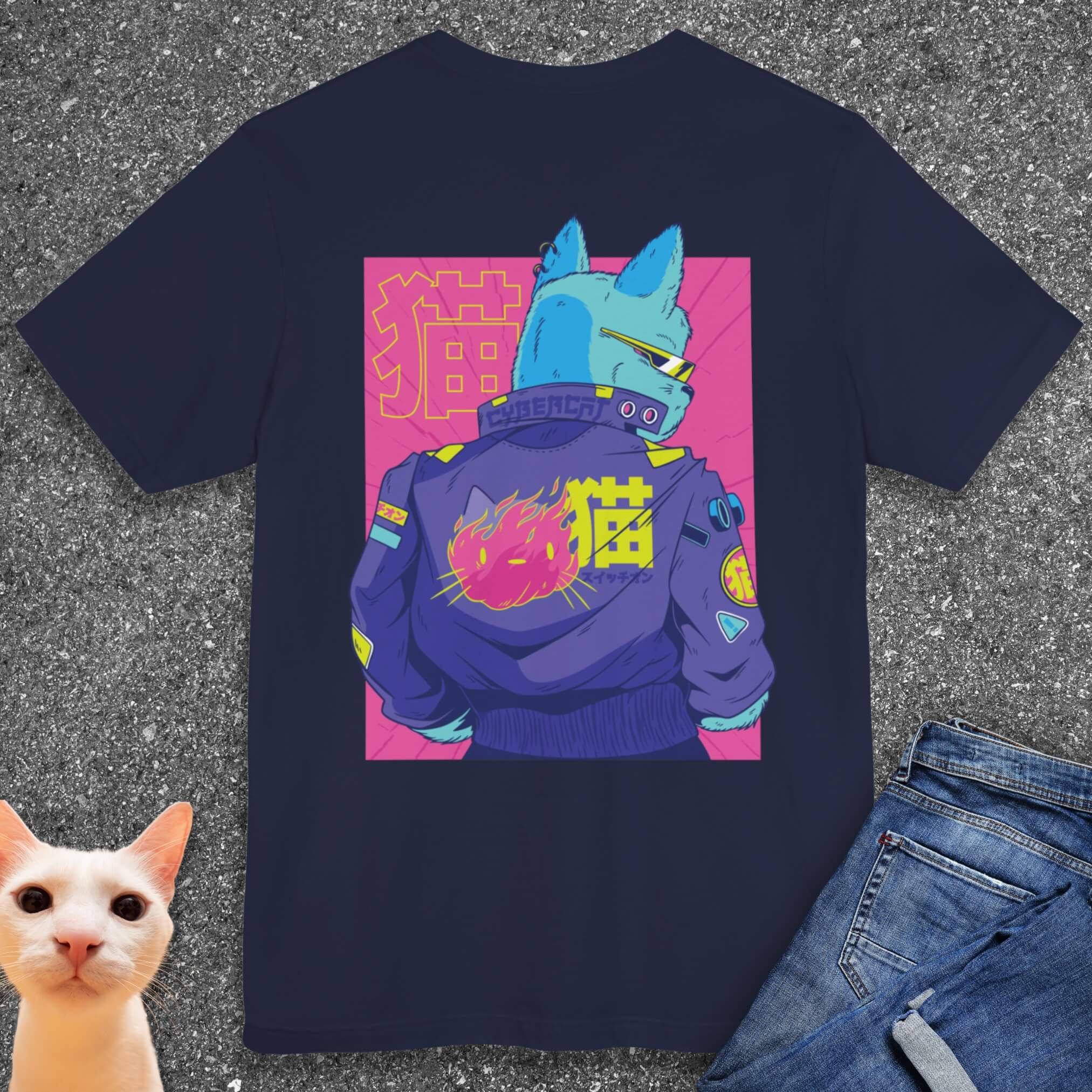 Cybercat T-Shirt (Back Design)