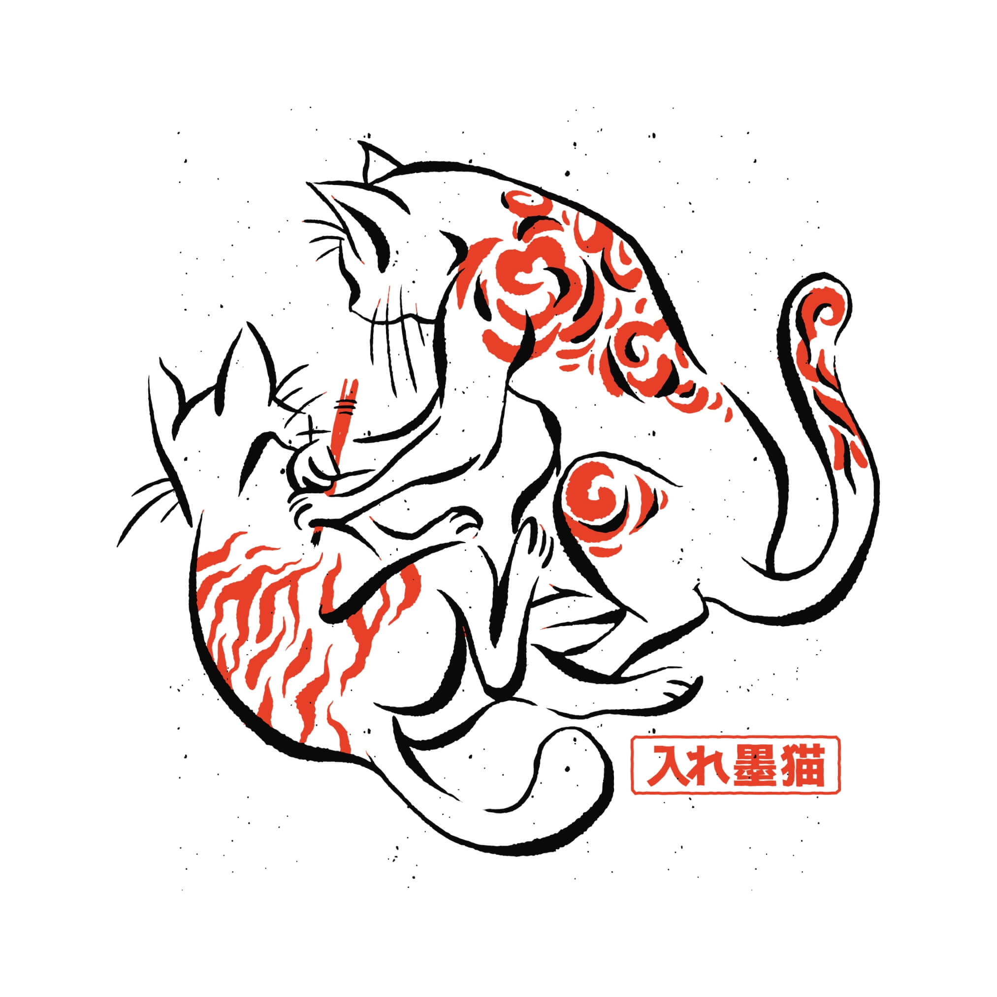 Tattoo Cat T-Shirt