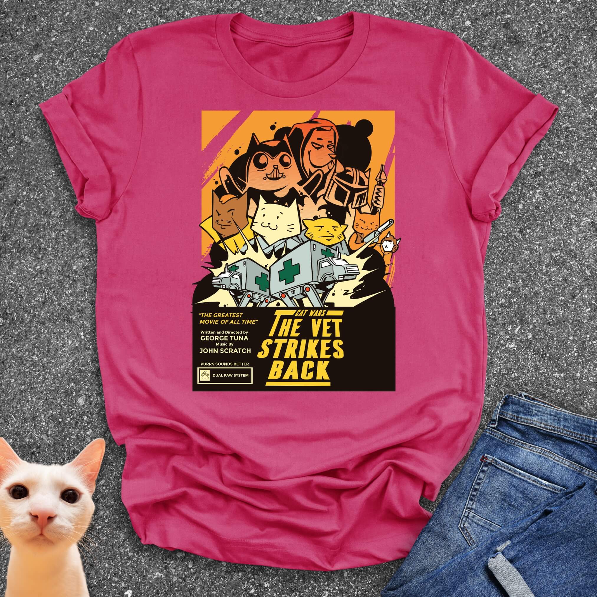 Cat Wars - The Vet Strikes Back T-Shirt