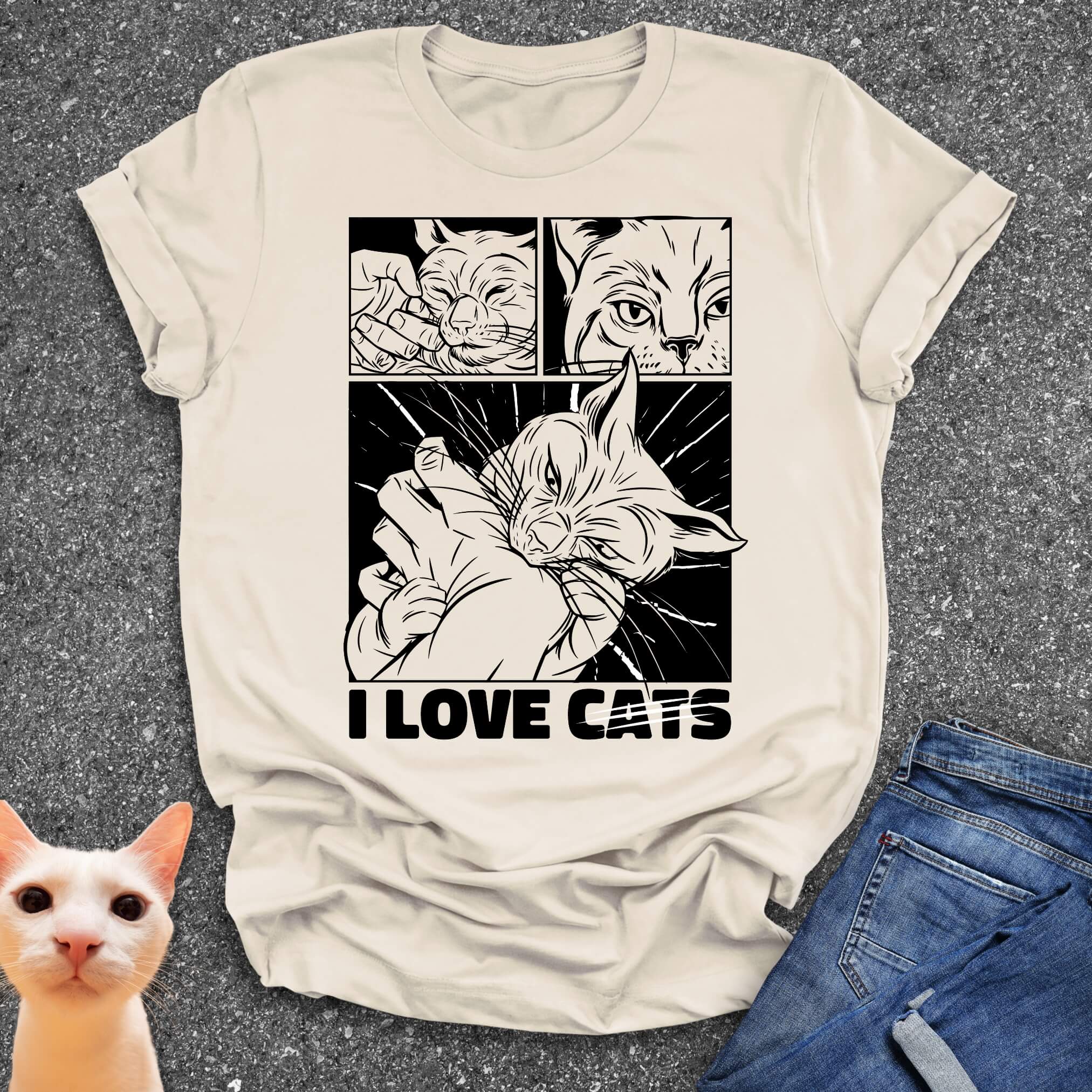 I Love Cats T-Shirt