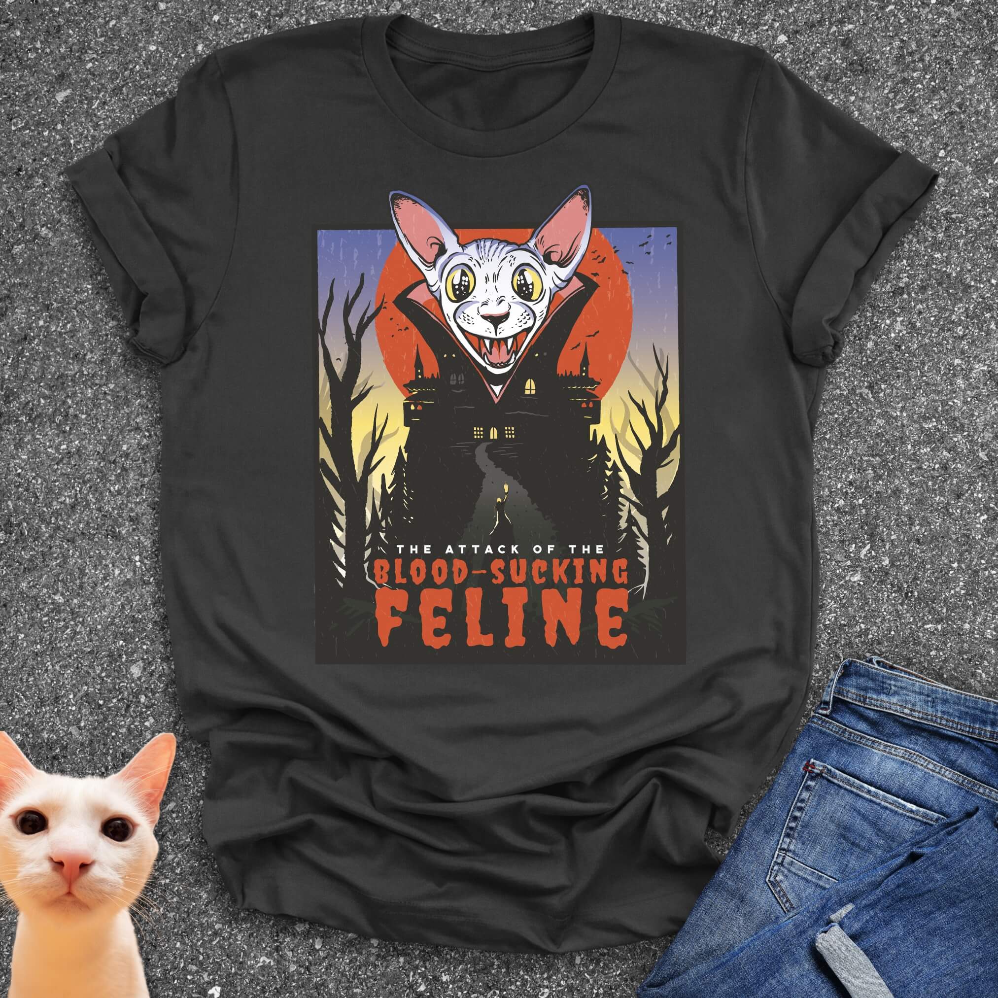 The Attack Of The Blood-Sucking Feline T-Shirt
