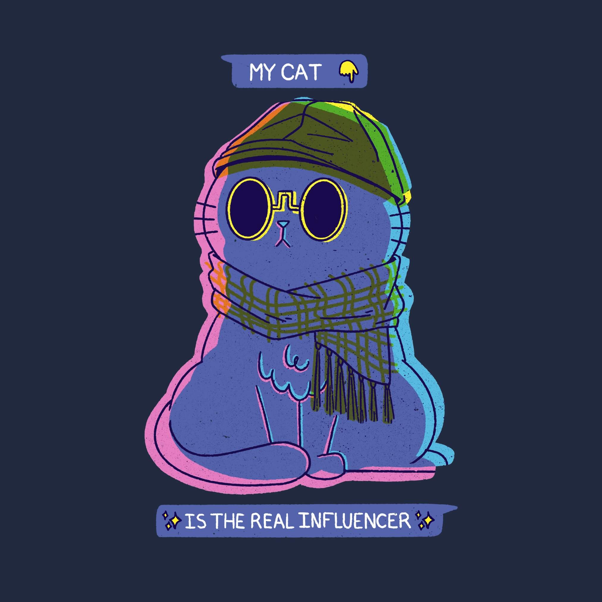 Influencer Cat T-Shirt