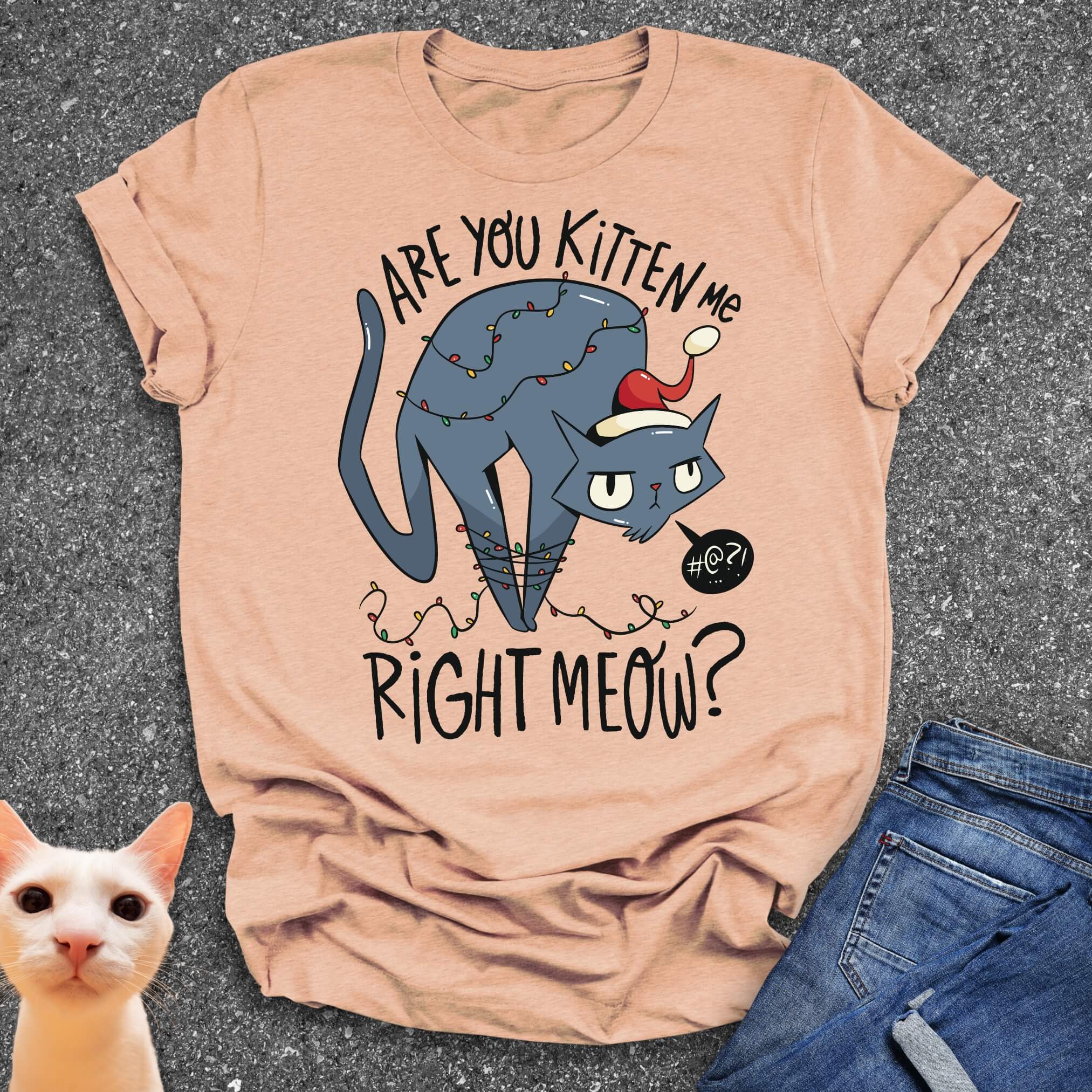 Are You Kitten Me Right Meow T-Shirt