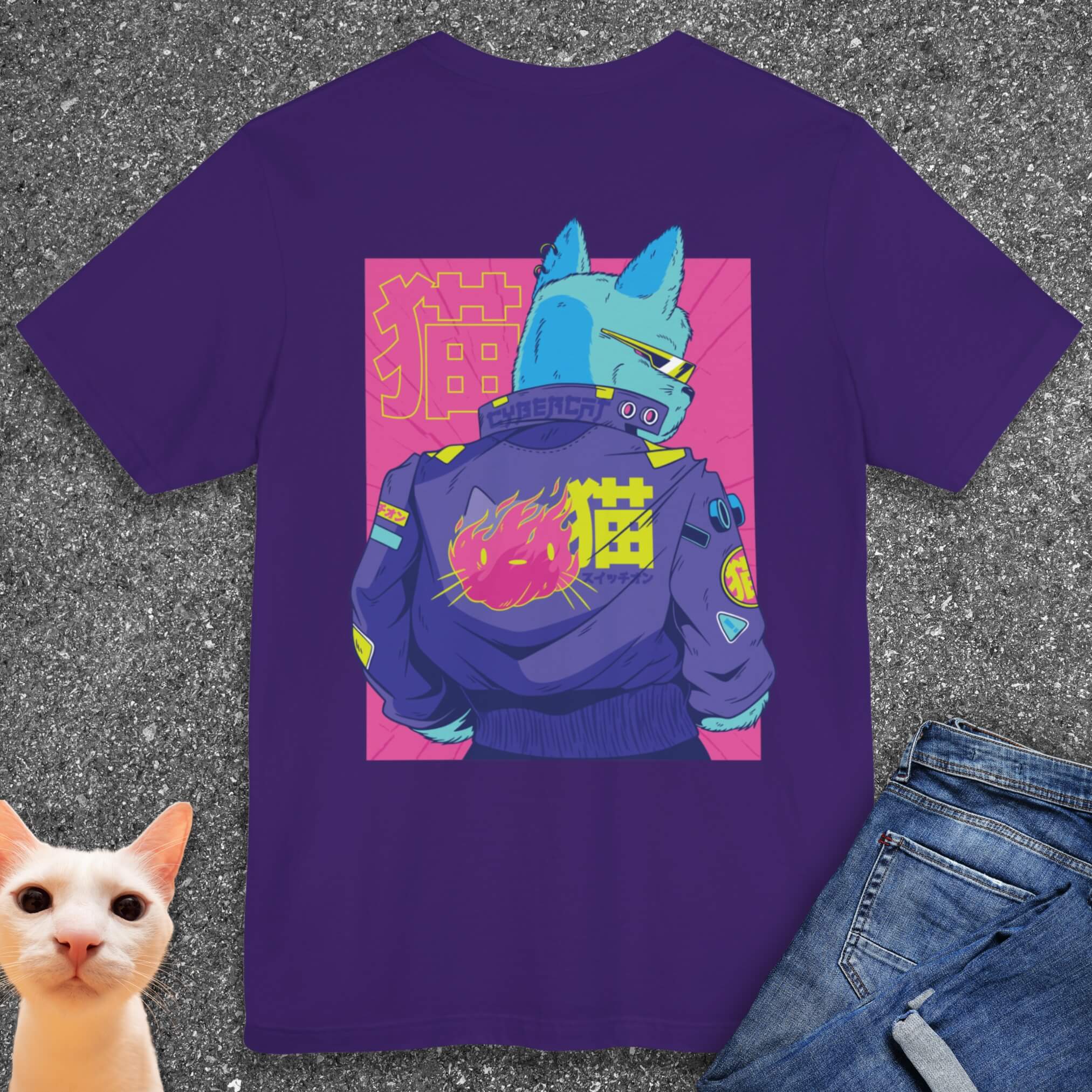 Cybercat T-Shirt (Back Design)