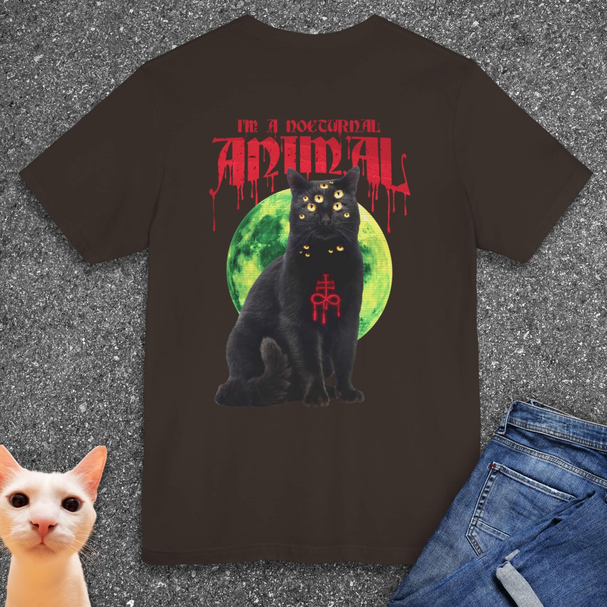 I'm A Nocturnal Animal T-Shirt (Back Design)