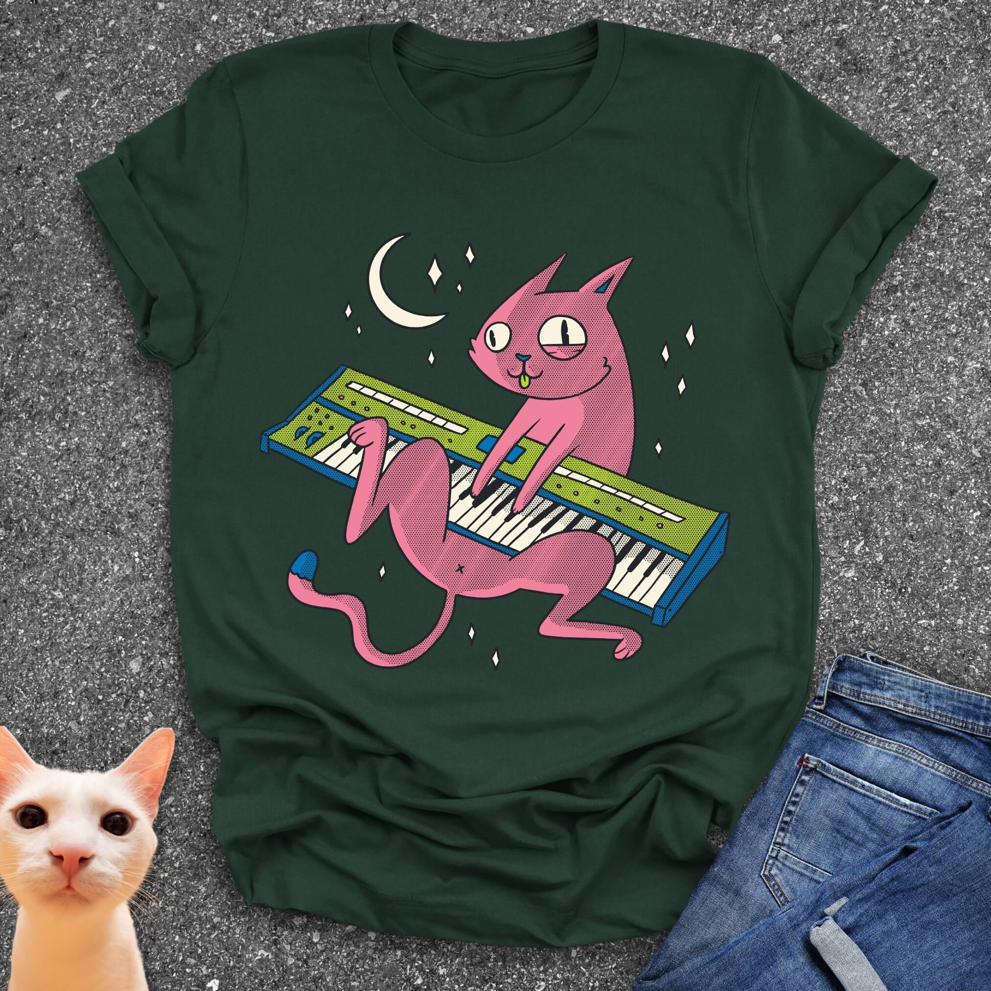 Cat Synth T-Shirt