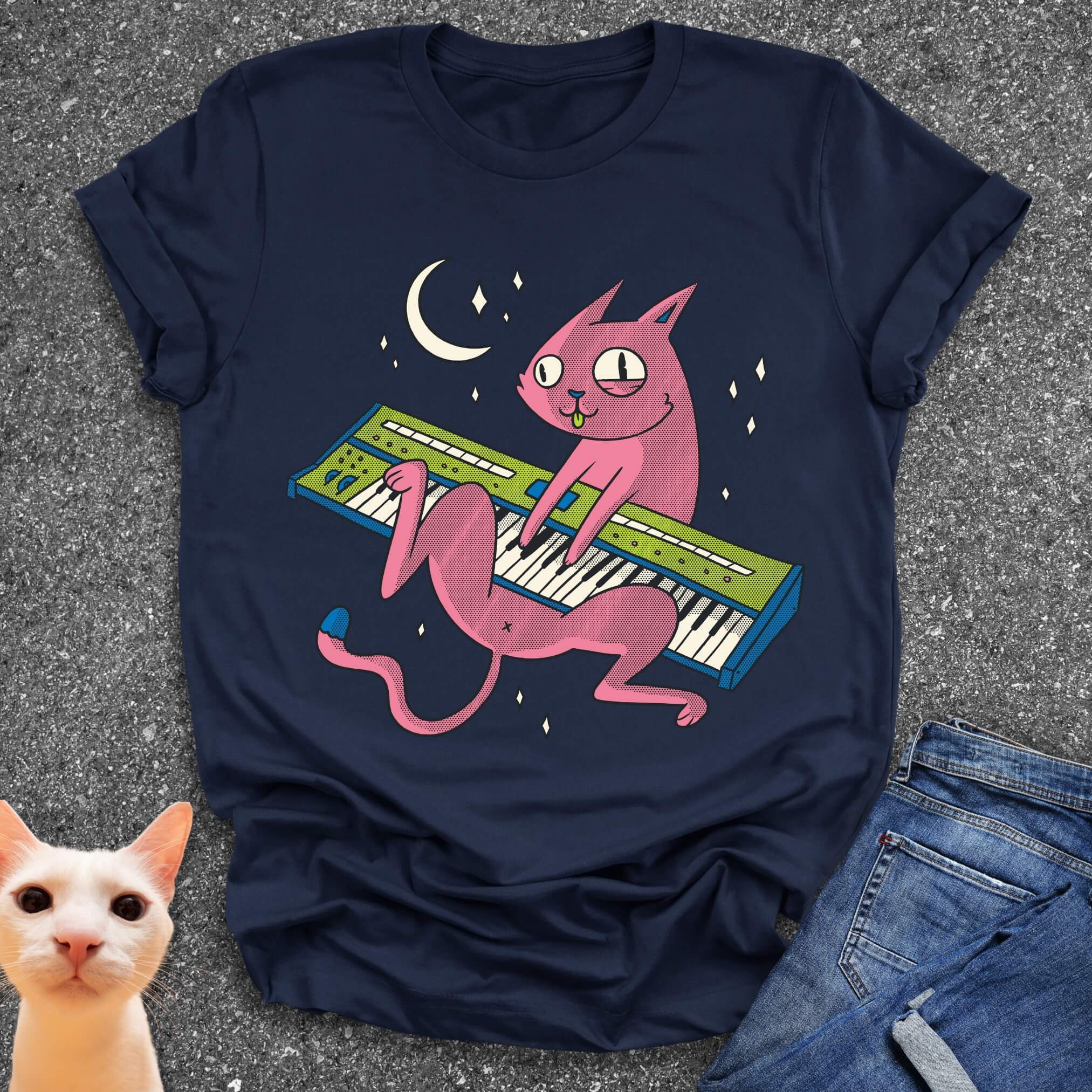 Cat Synth T-Shirt