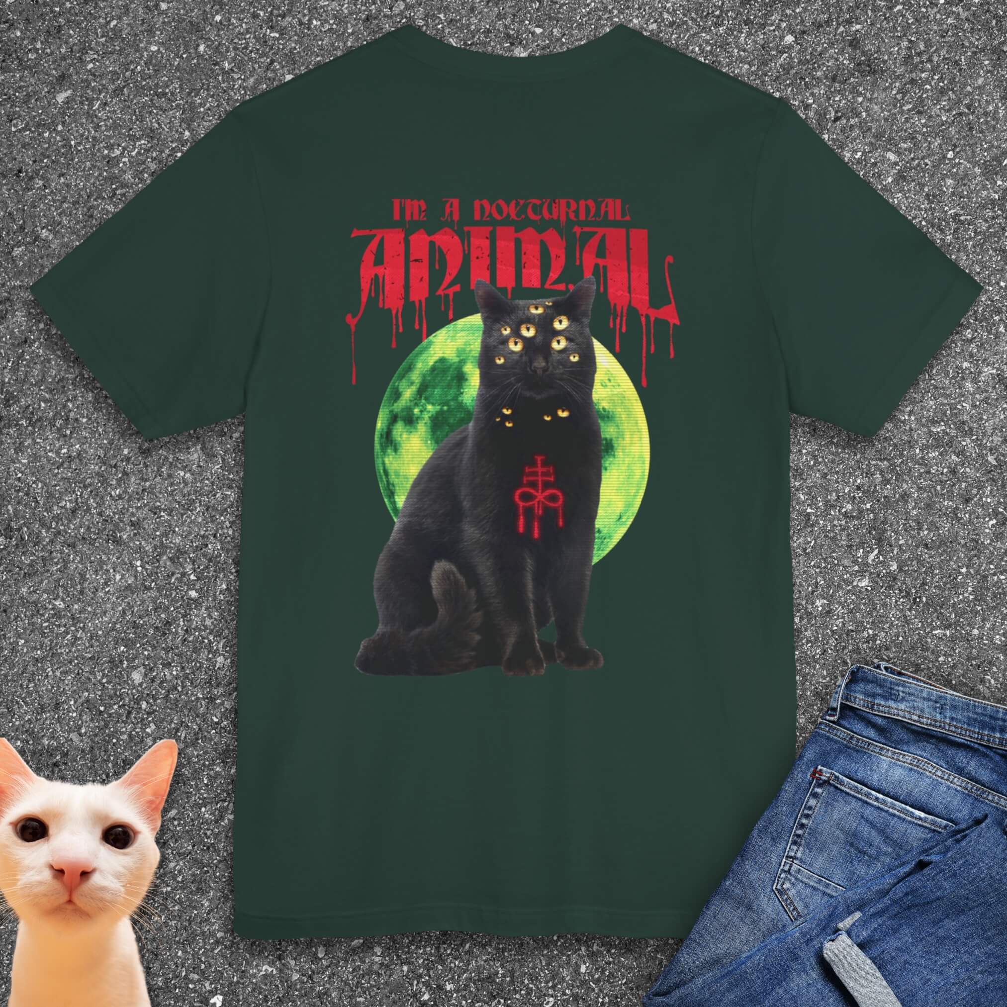 I'm A Nocturnal Animal T-Shirt (Back Design)