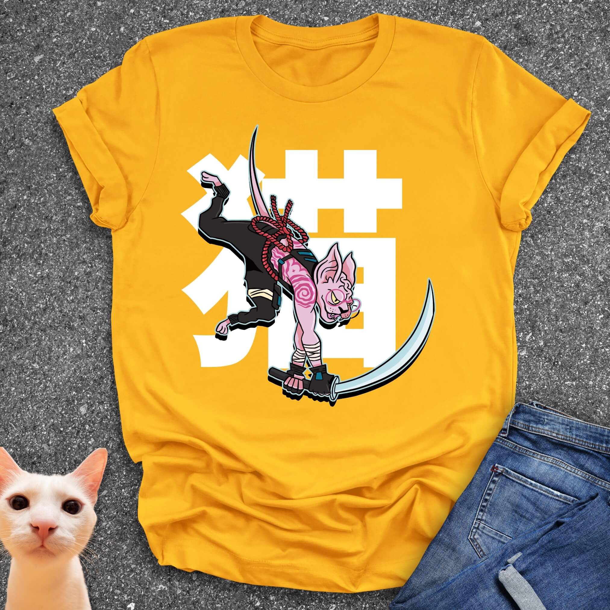 Samurai Sphynx T-Shirt