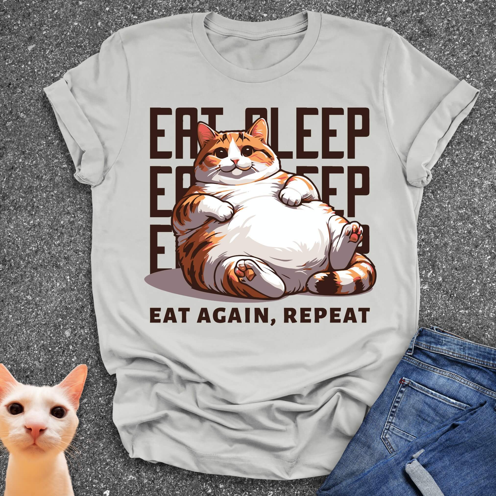 Eat Sleep Eat Again Repeat T-Shirt