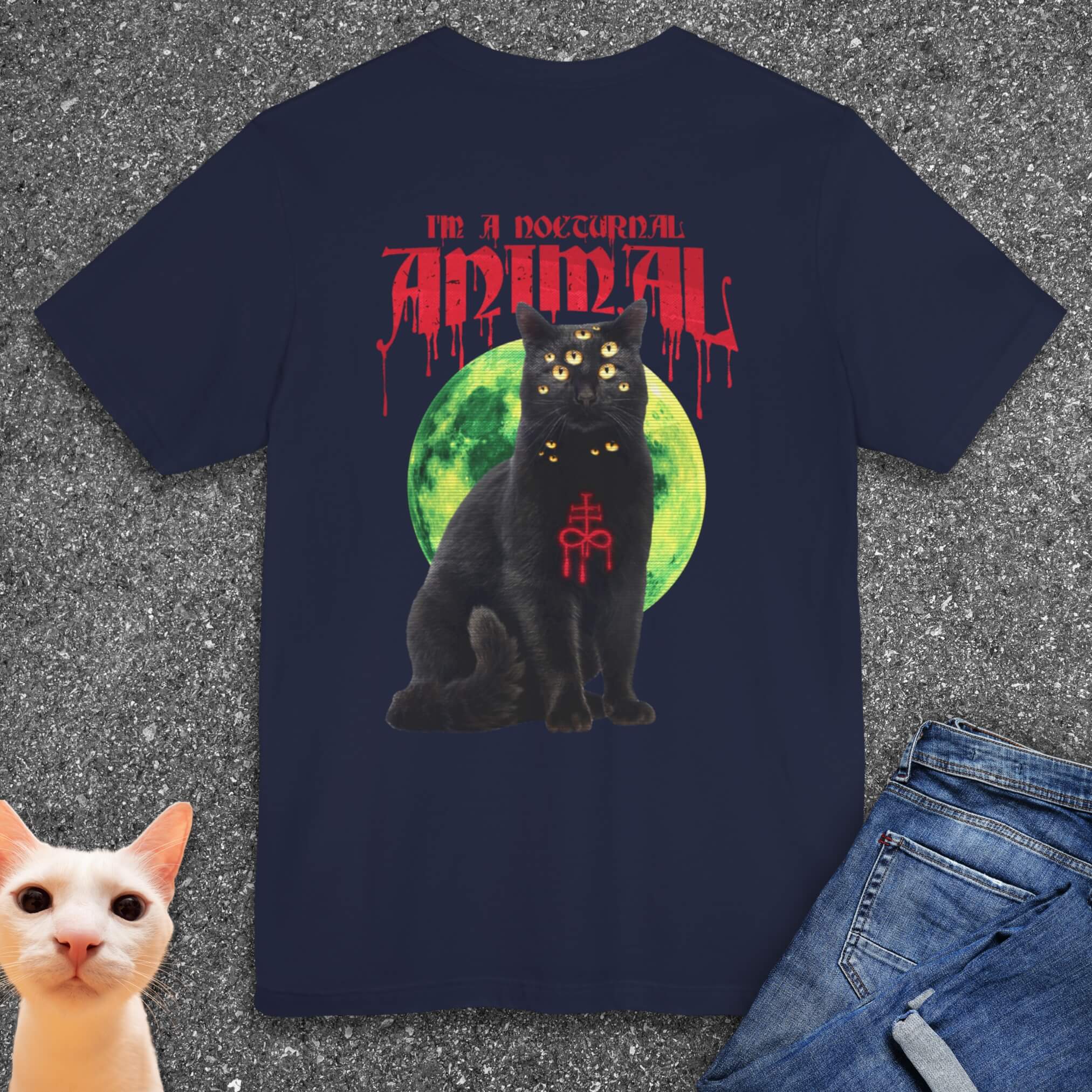 I'm A Nocturnal Animal T-Shirt (Back Design)