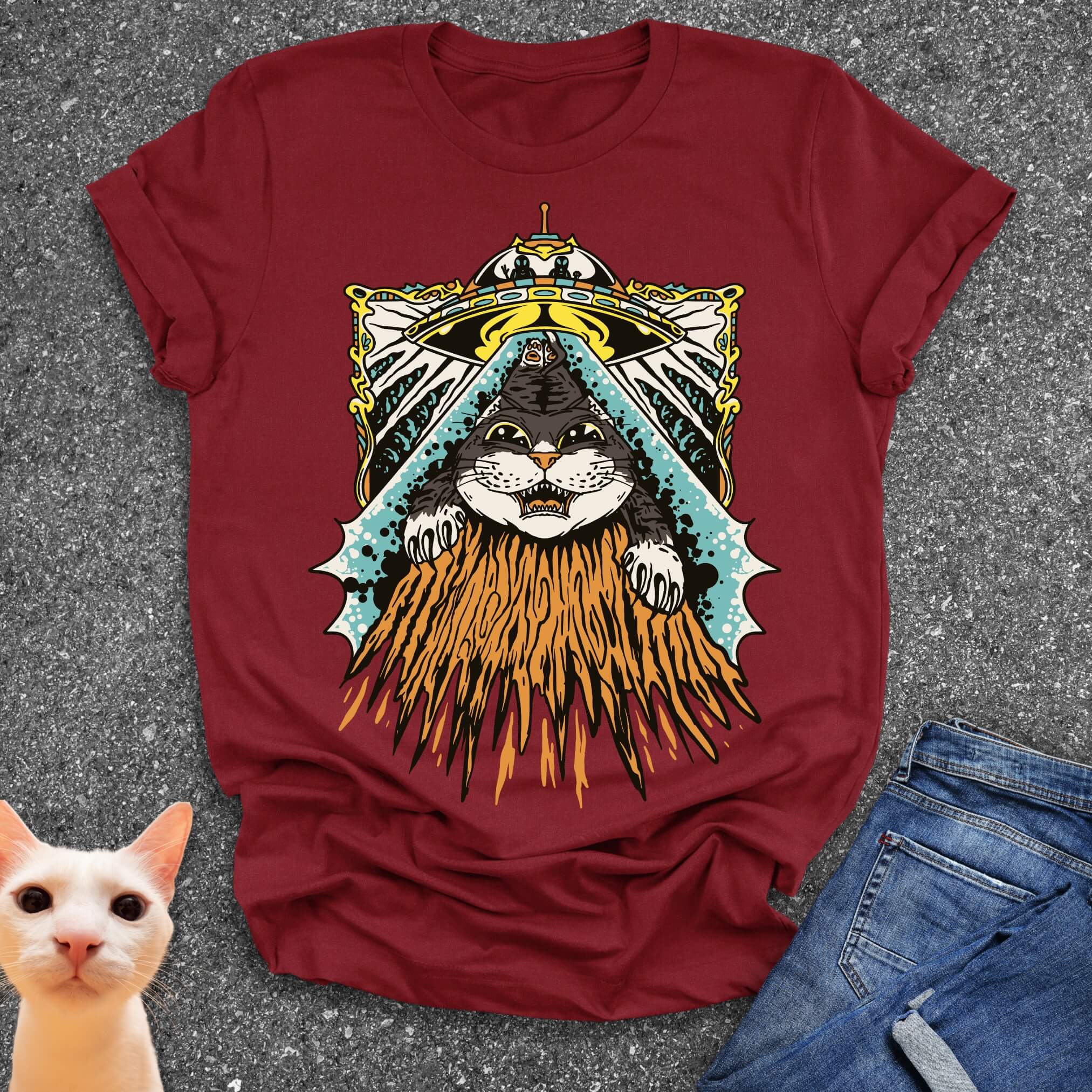Cat Abduction T-Shirt