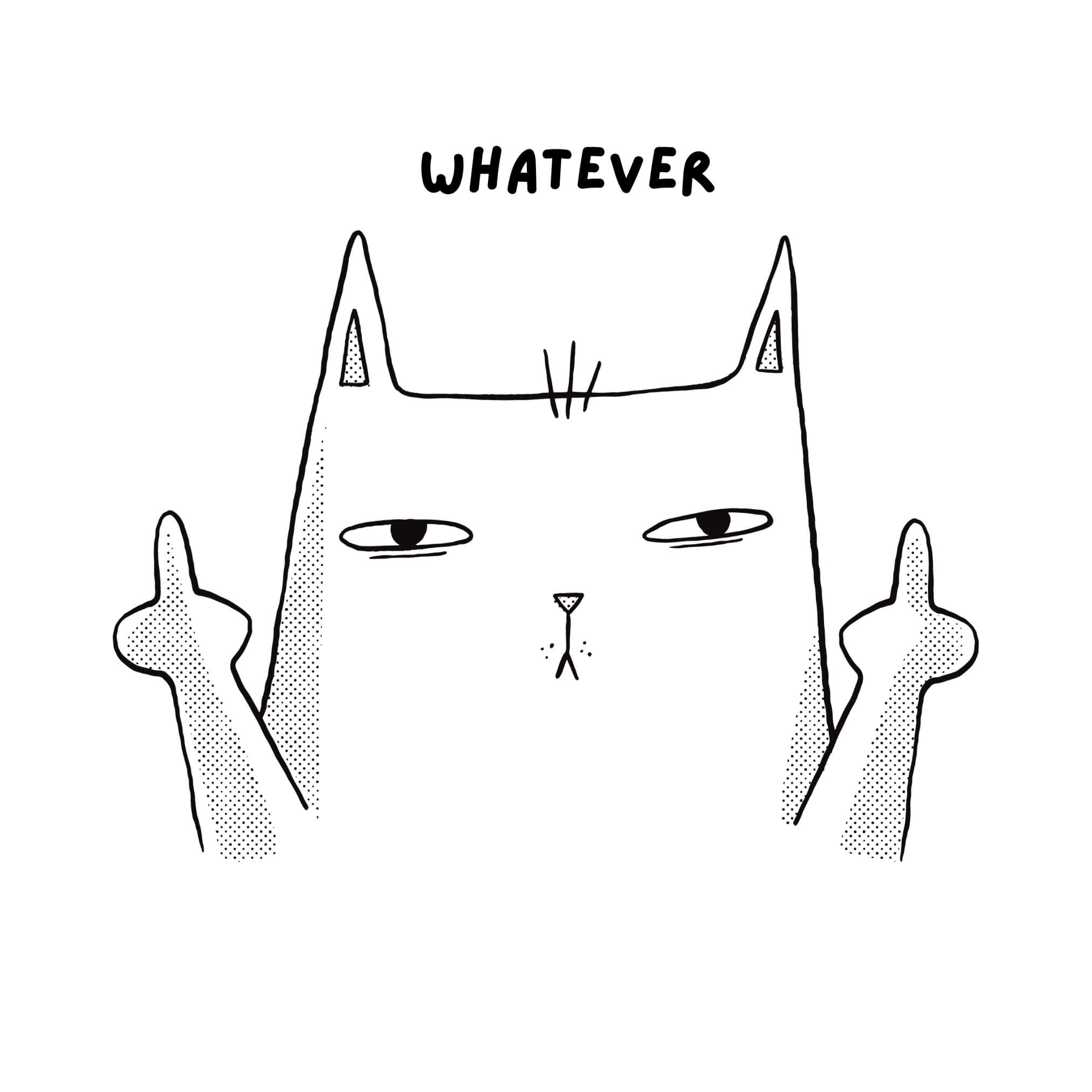 Whatever Cat T-Shirt