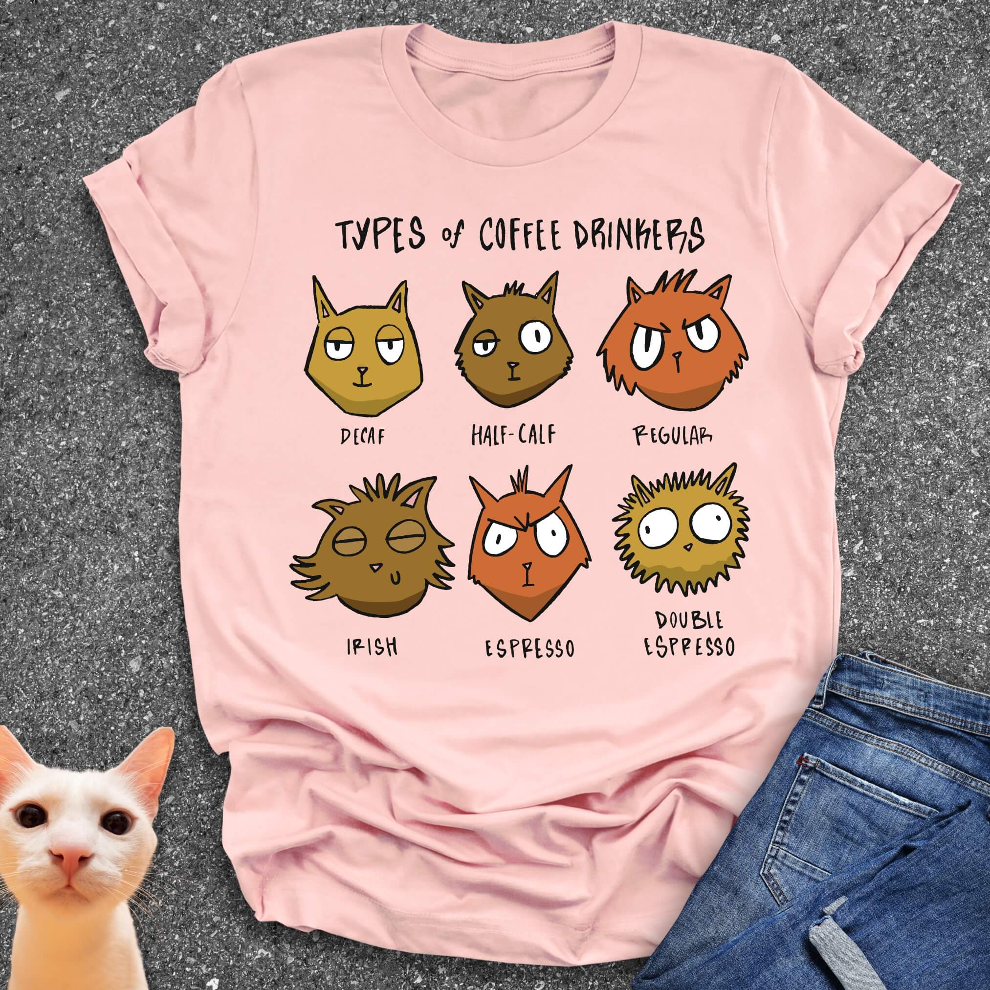 Types Of Coffee Drinkers T-Shirt