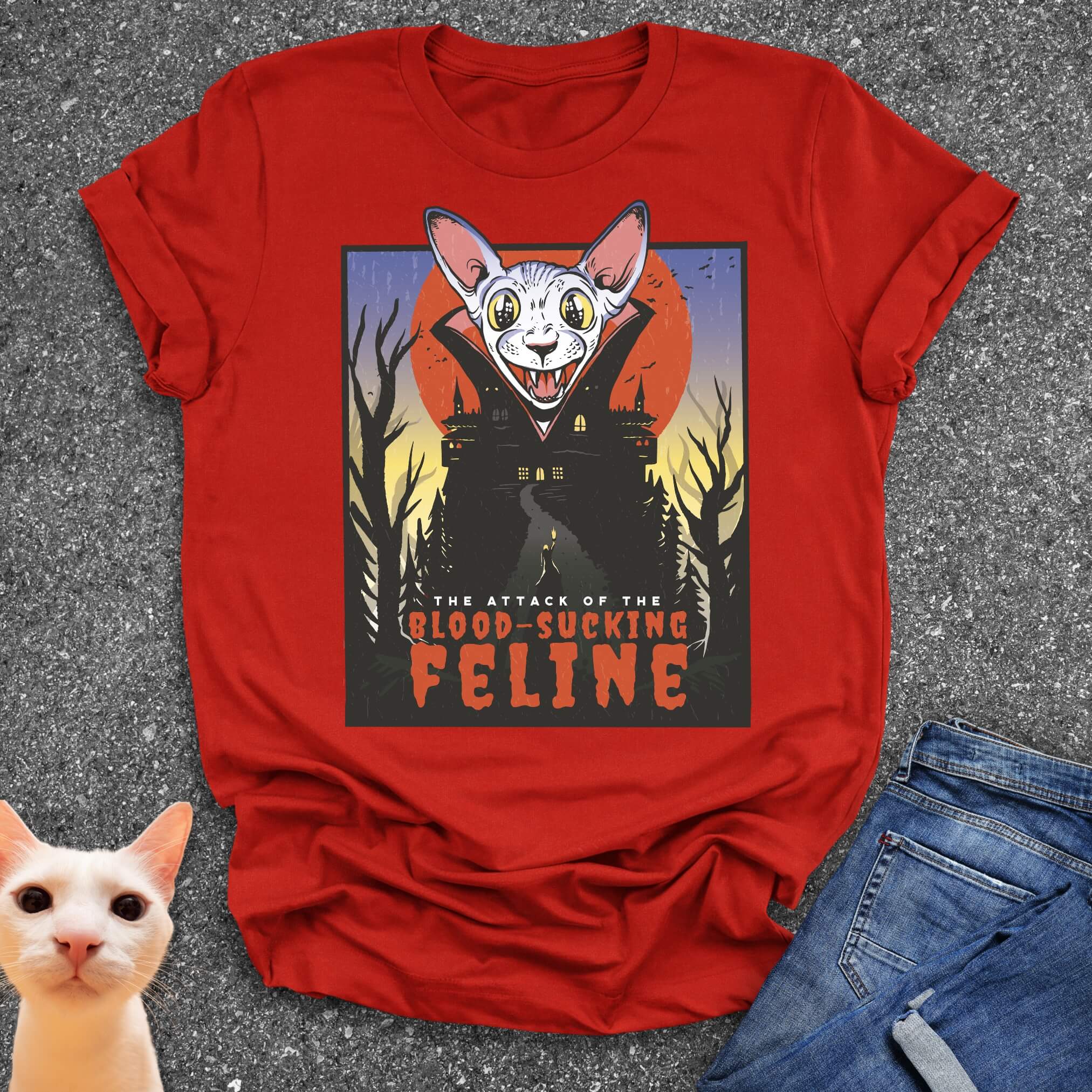 The Attack Of The Blood-Sucking Feline T-Shirt