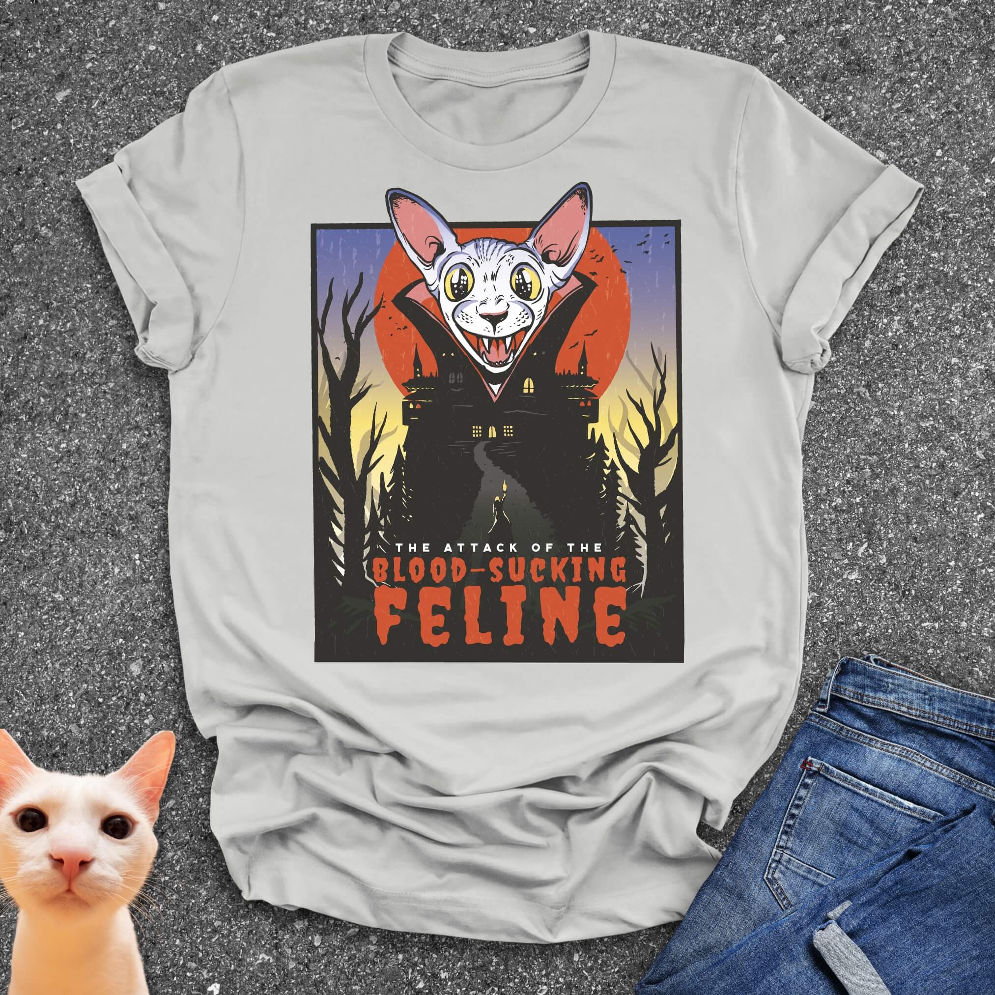 The Attack Of The Blood-Sucking Feline T-Shirt