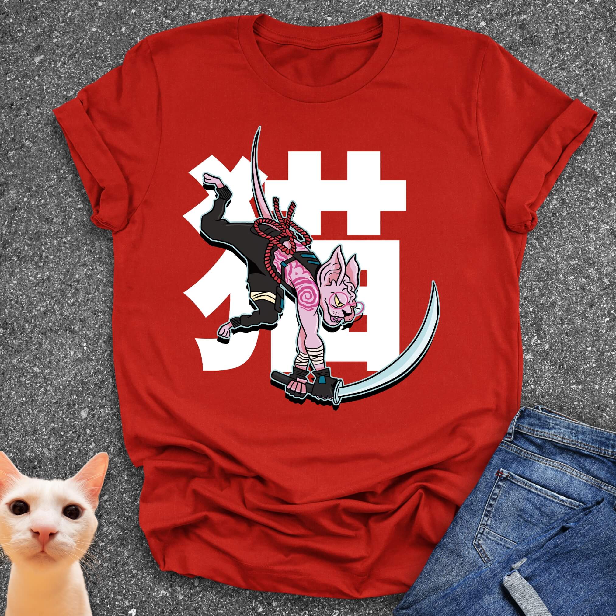 Samurai Sphynx T-Shirt