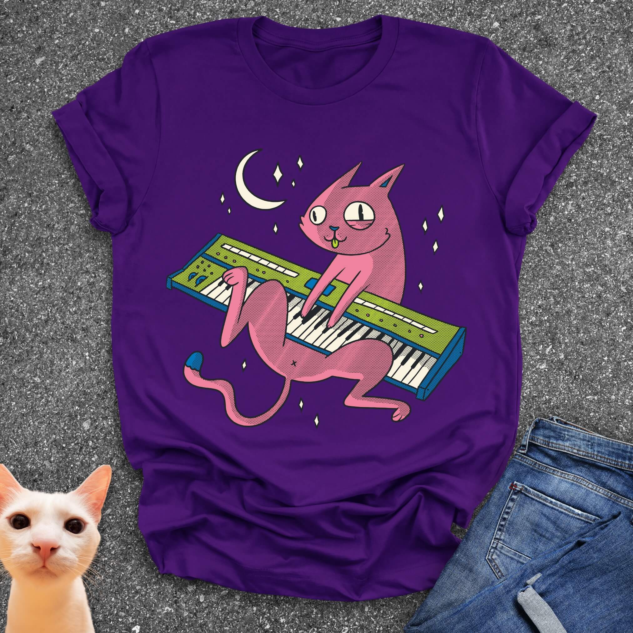 Cat Synth T-Shirt