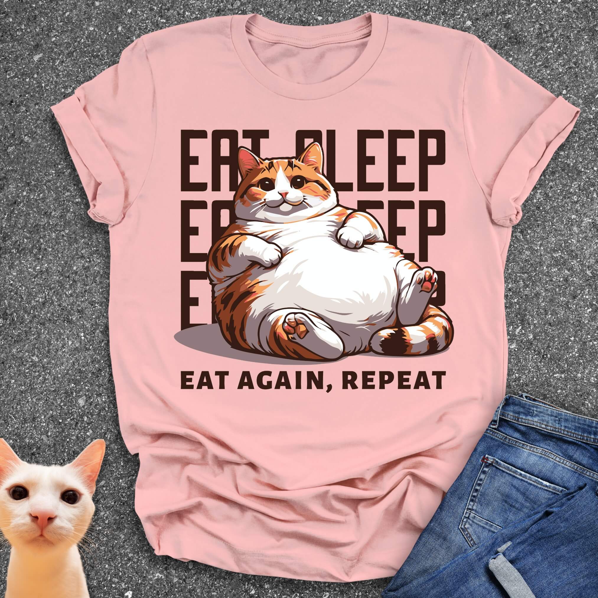 Eat Sleep Eat Again Repeat T-Shirt