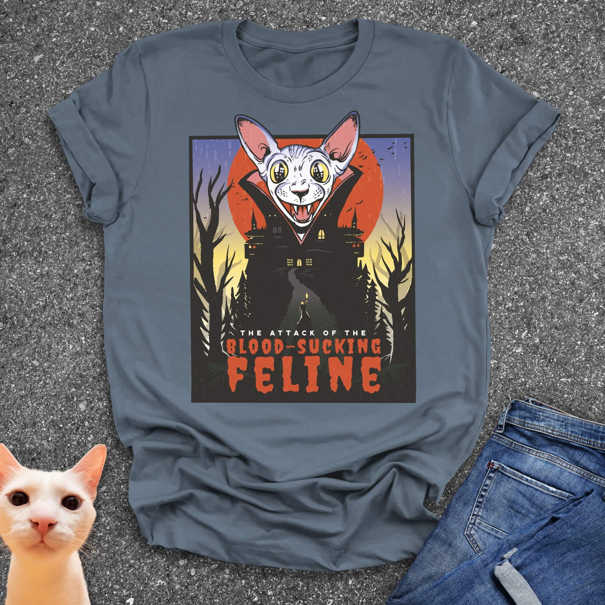 The Attack Of The Blood-Sucking Feline T-Shirt