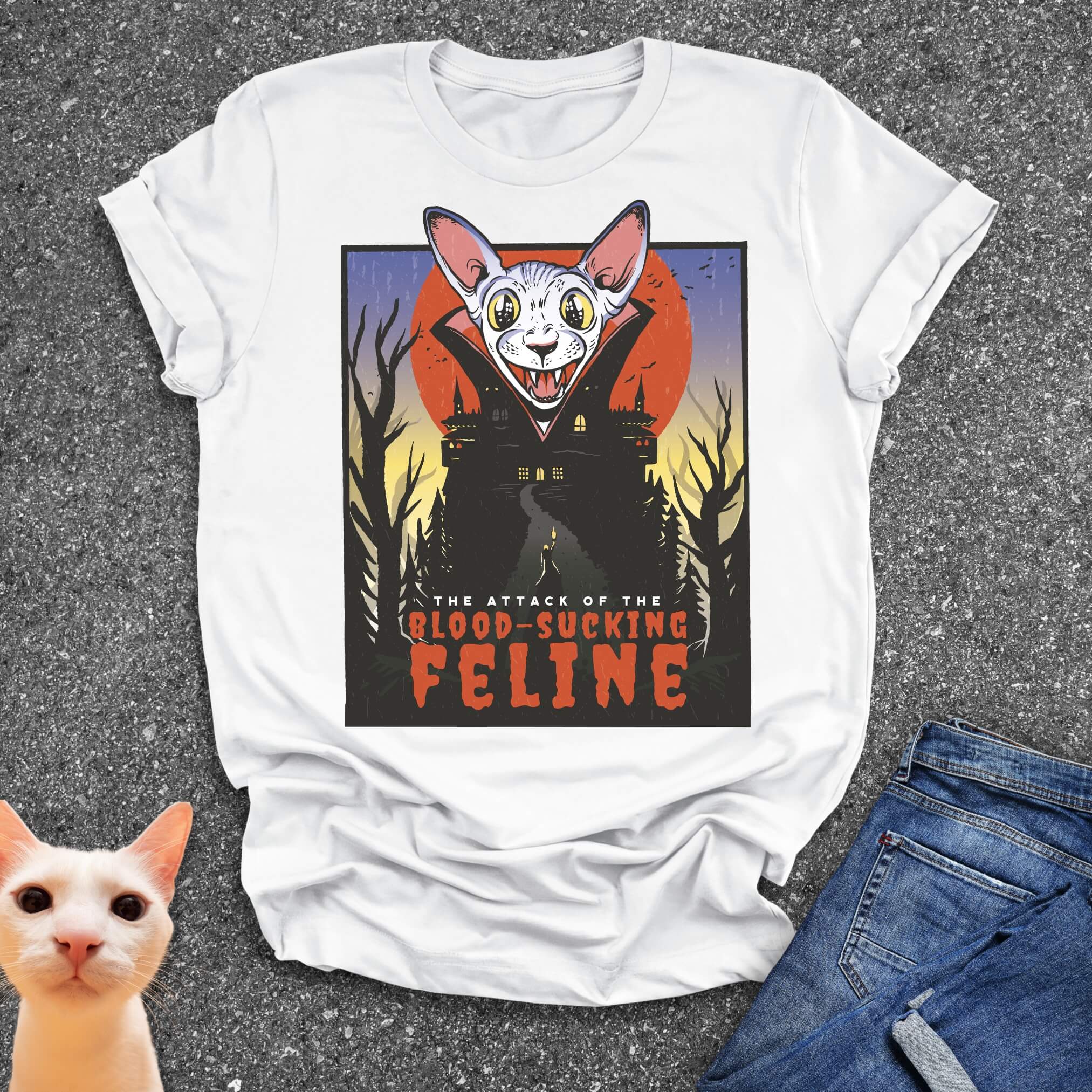 The Attack Of The Blood-Sucking Feline T-Shirt