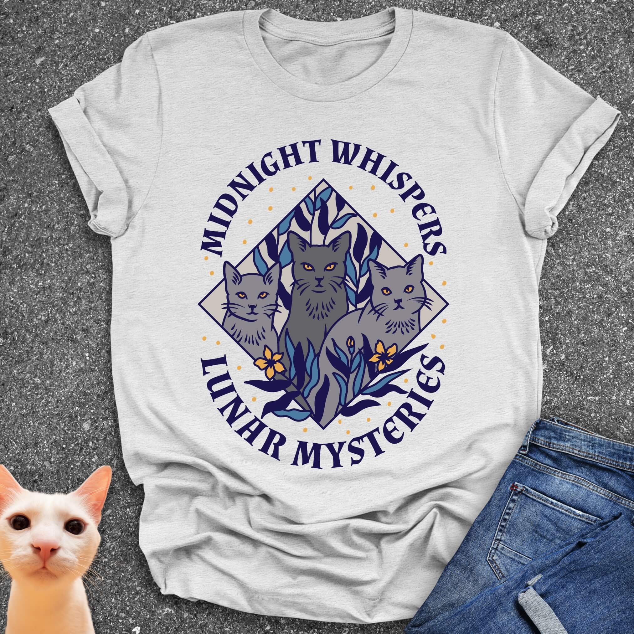 Midnight Whispers, Lunar Mysteries T-Shirt