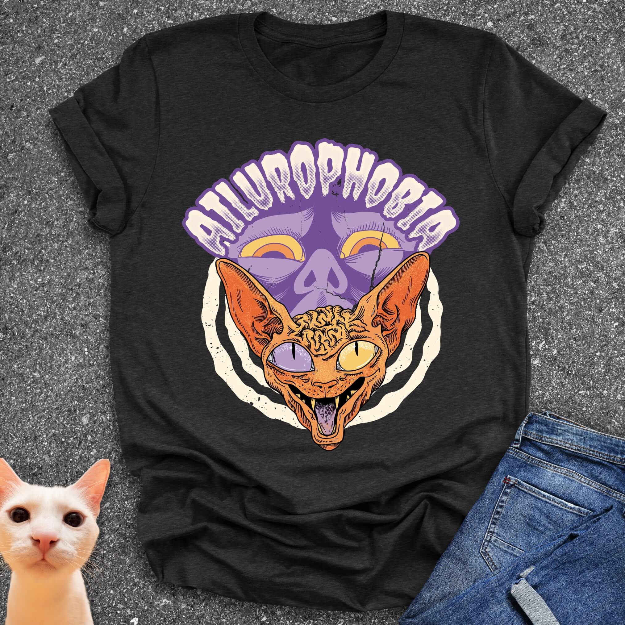 Ailurophobia T-Shirt