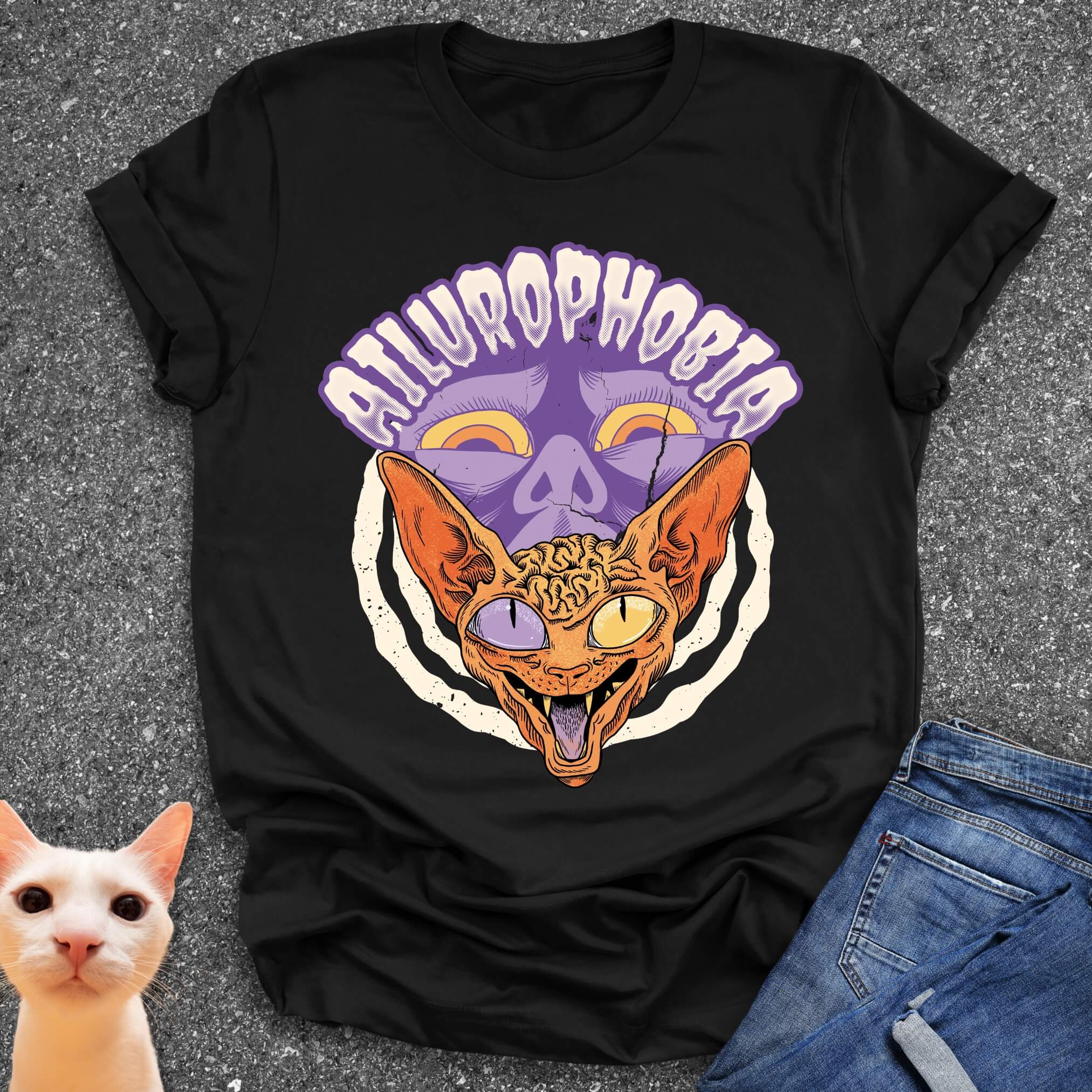 Ailurophobia T-Shirt