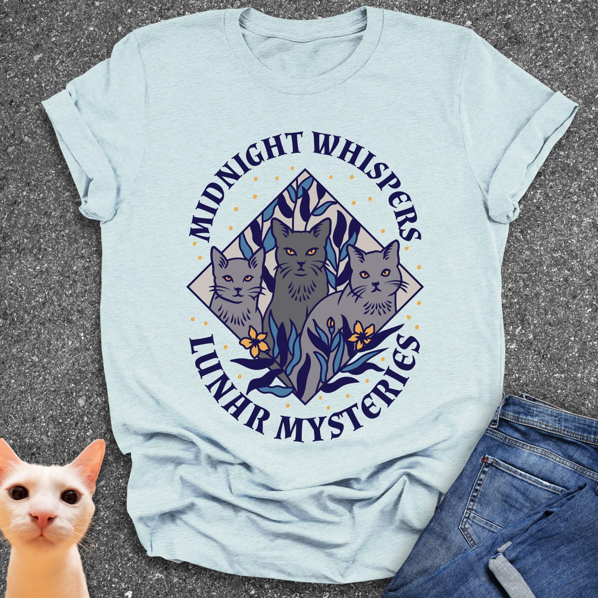 Midnight Whispers, Lunar Mysteries T-Shirt