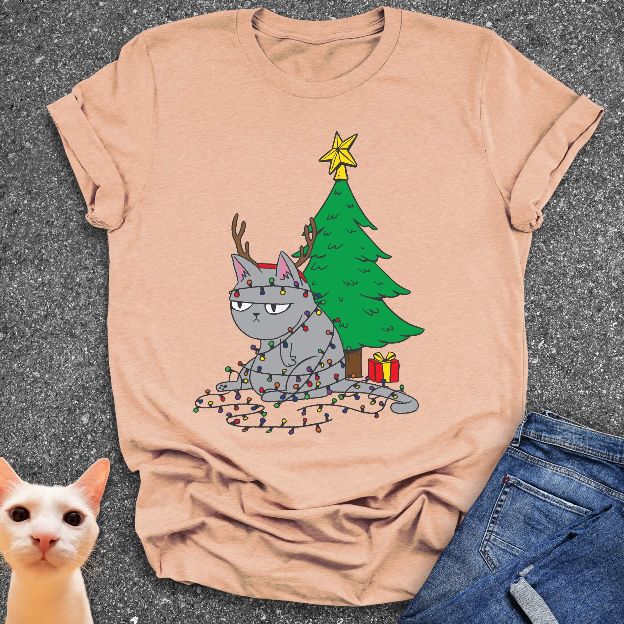 Tangled Cat T-Shirt
