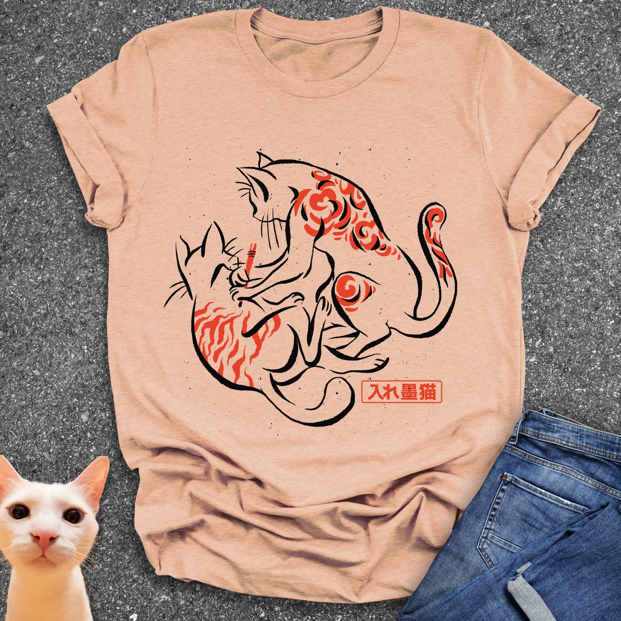Tattoo Cat T-Shirt