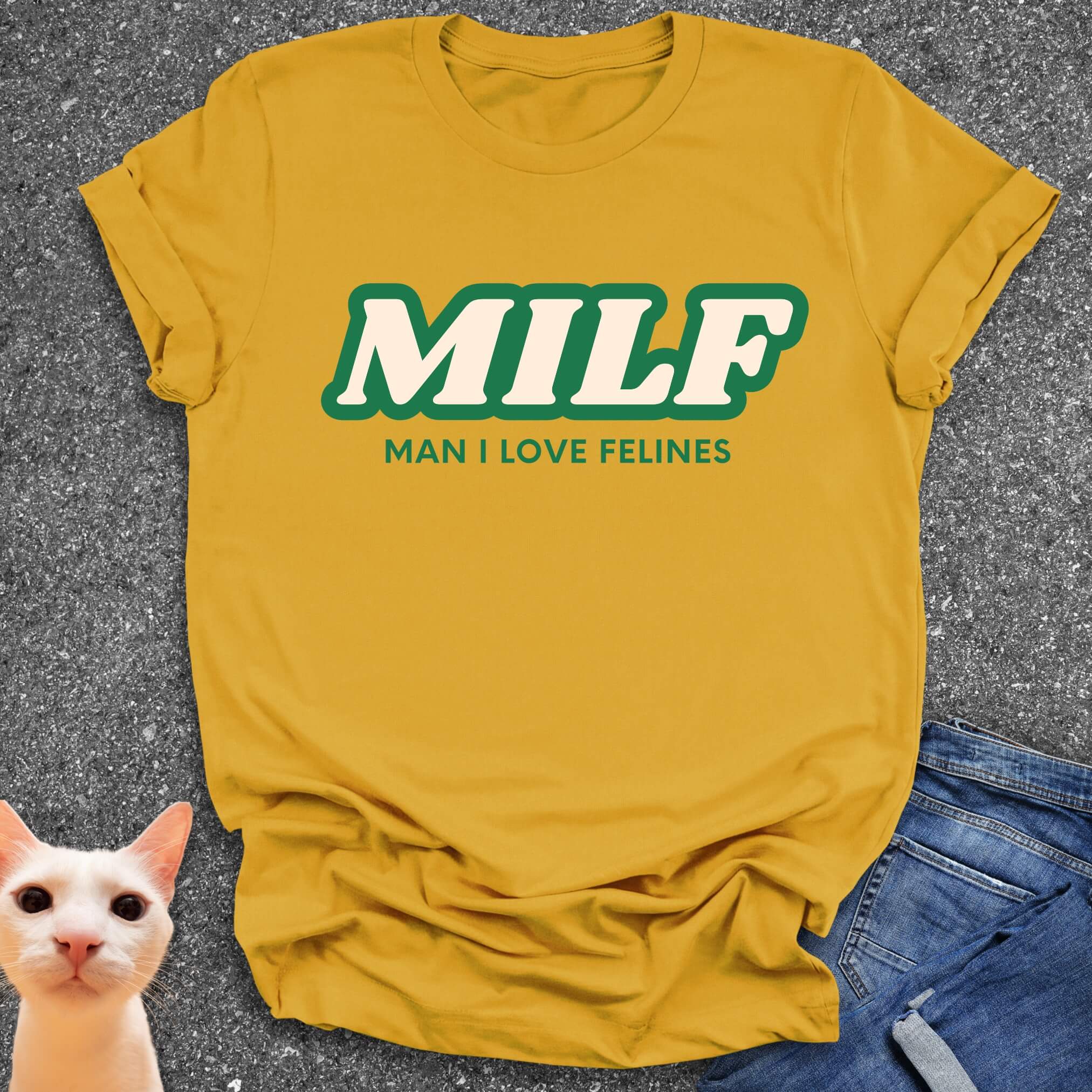 Man I Love Felines T-Shirt