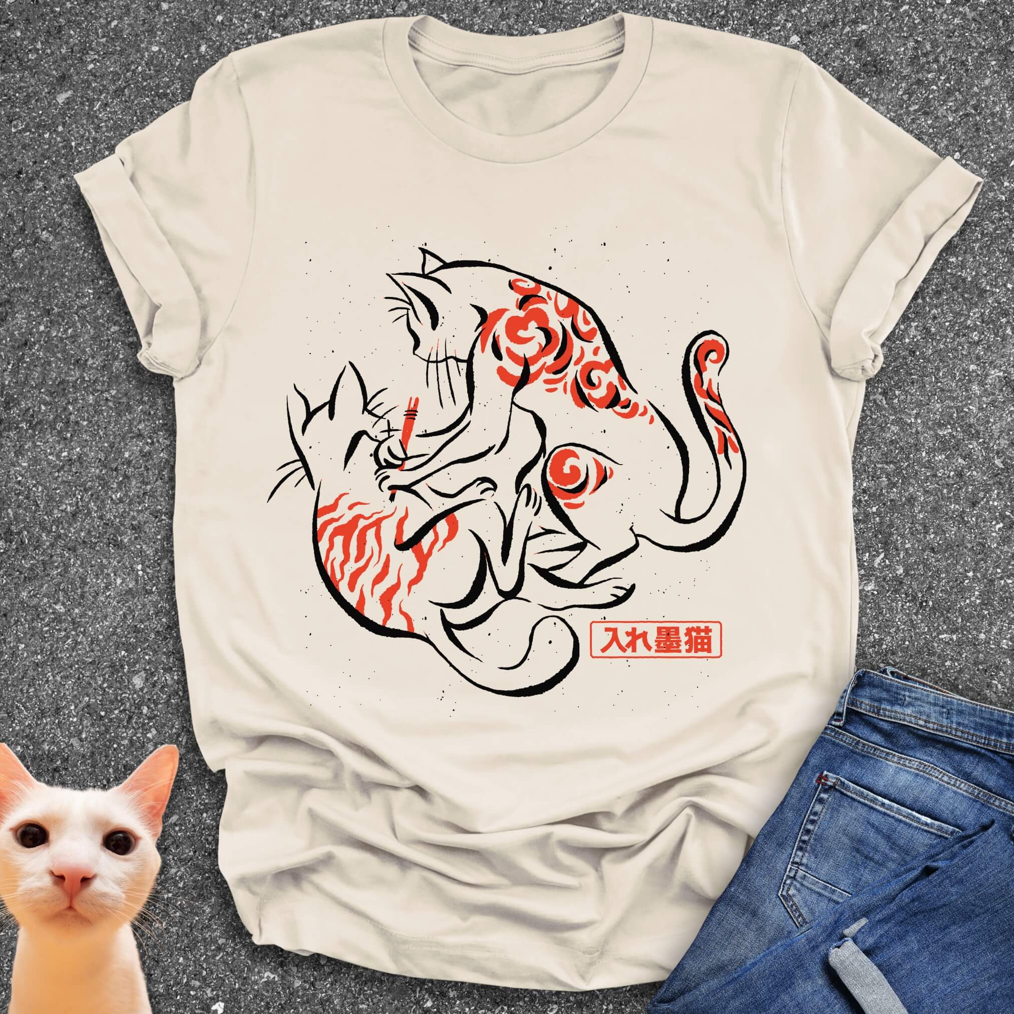 Tattoo Cat T-Shirt
