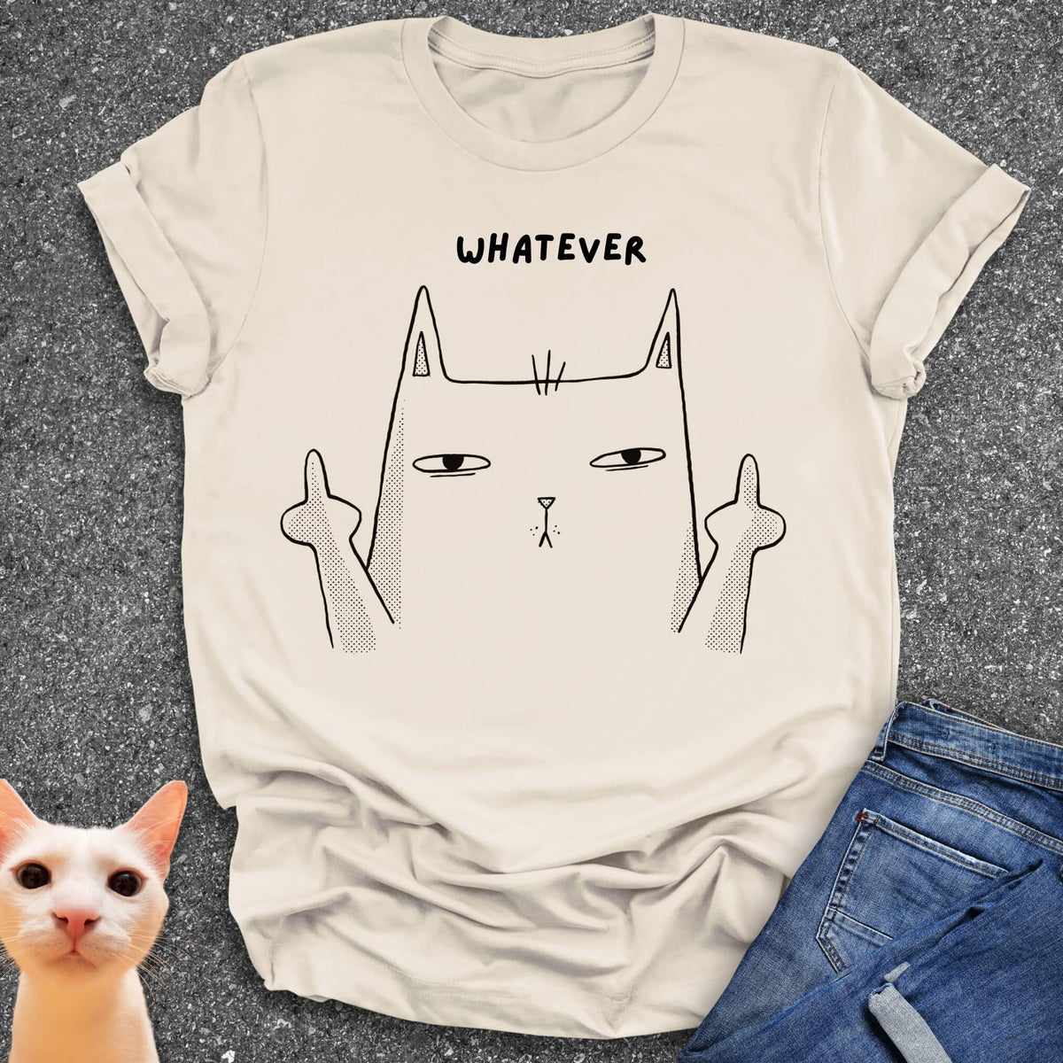 Whatever Cat T-Shirt