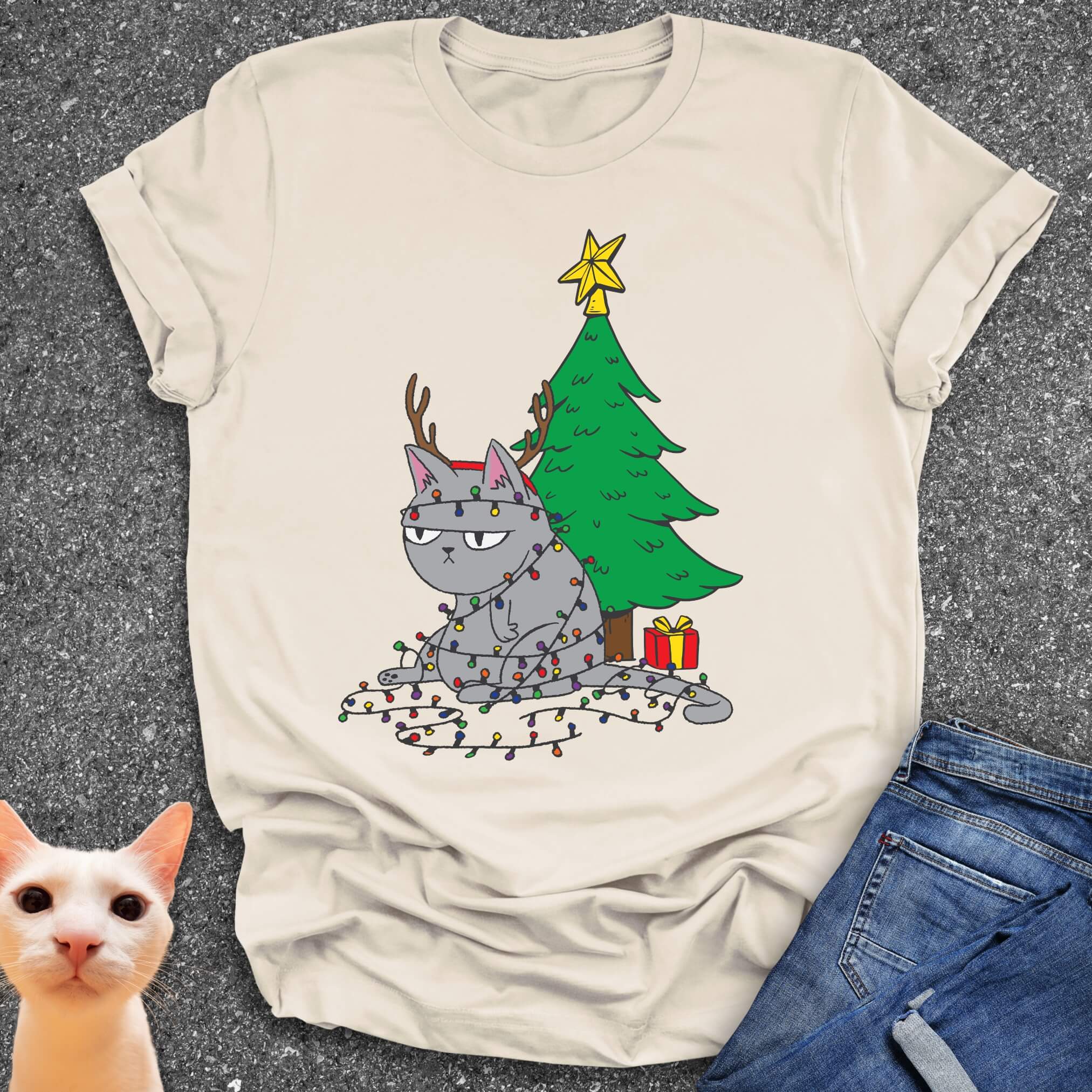 Tangled Cat T-Shirt
