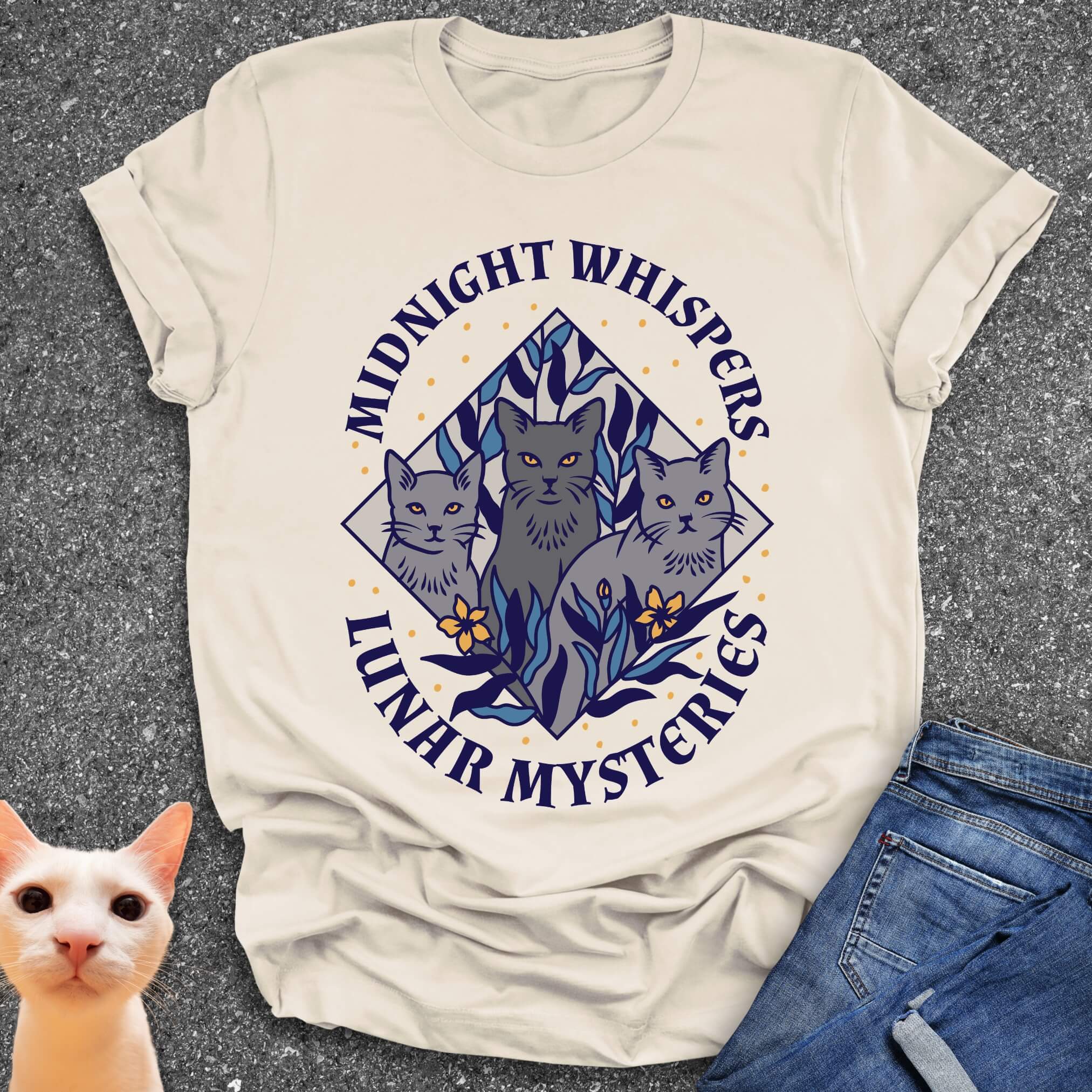 Midnight Whispers, Lunar Mysteries T-Shirt